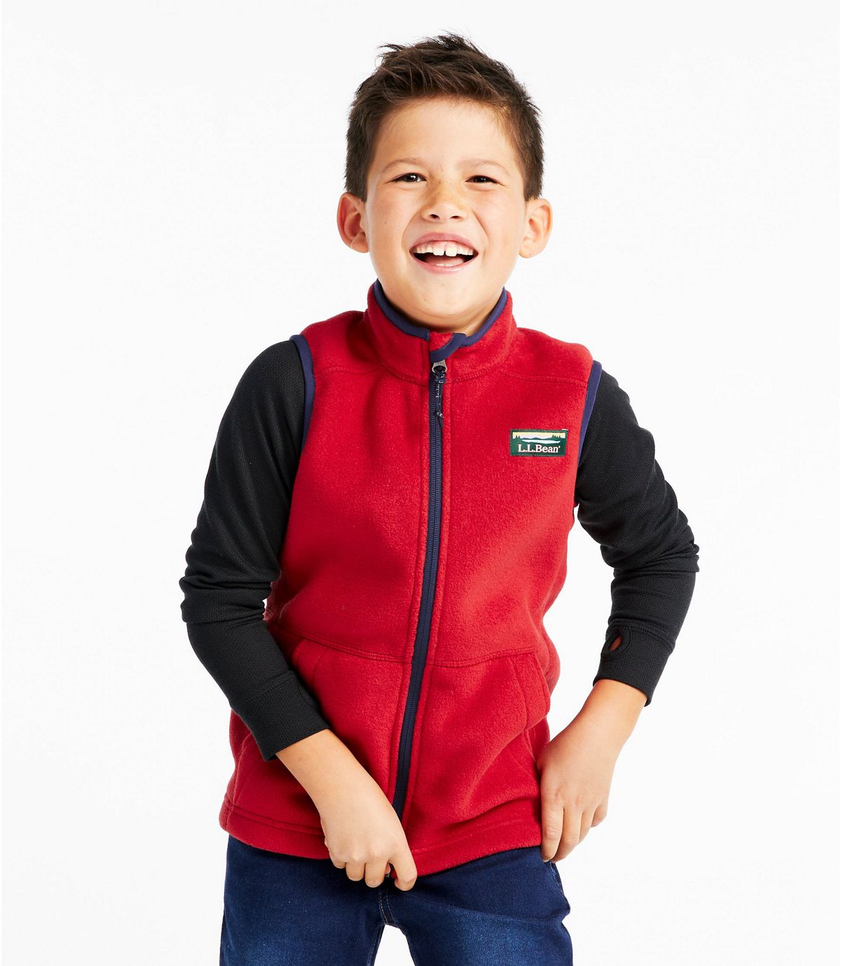 L.L.Bean Kids' Mountain Classic Fleece Vest