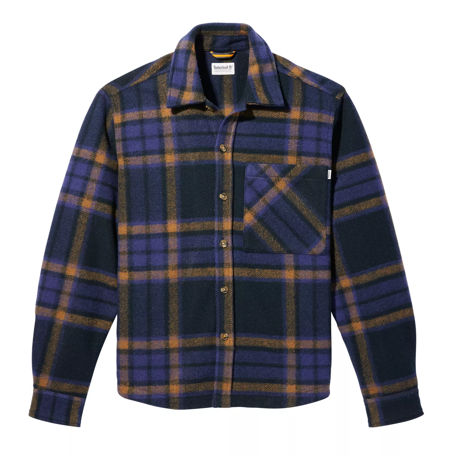 Men's Plaid Fleece Overshirt