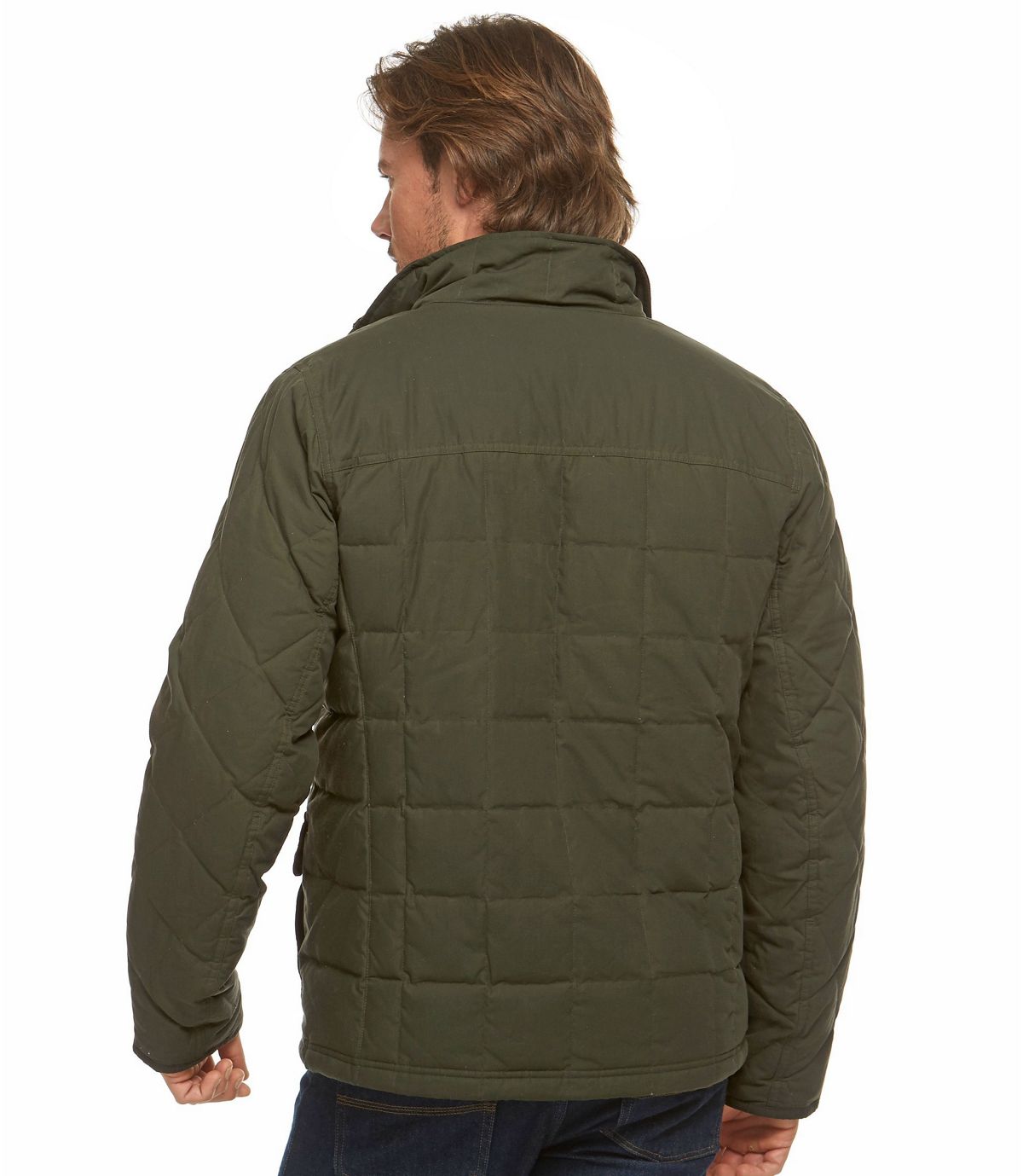 L.L.Bean Men's L.L.Bean Upcountry Waxed-Cotton Down Jacket