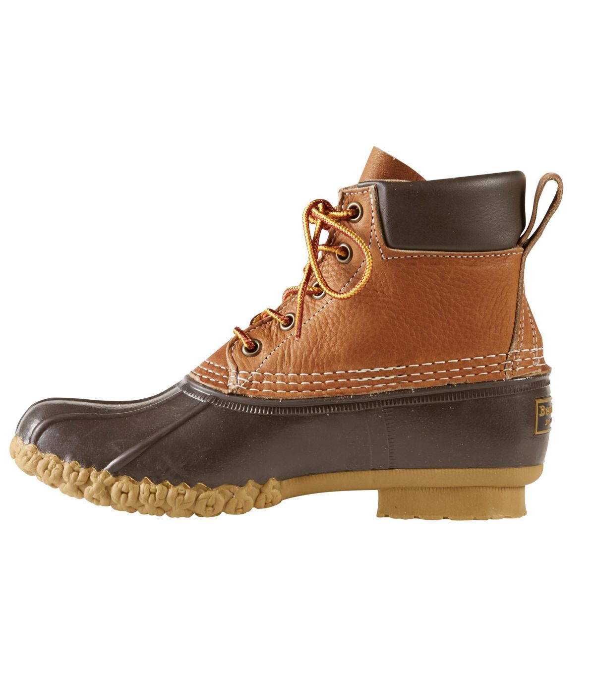 L.L.Bean Tumbled-Leather L.L.Bean Boot, 6" Padded Collar