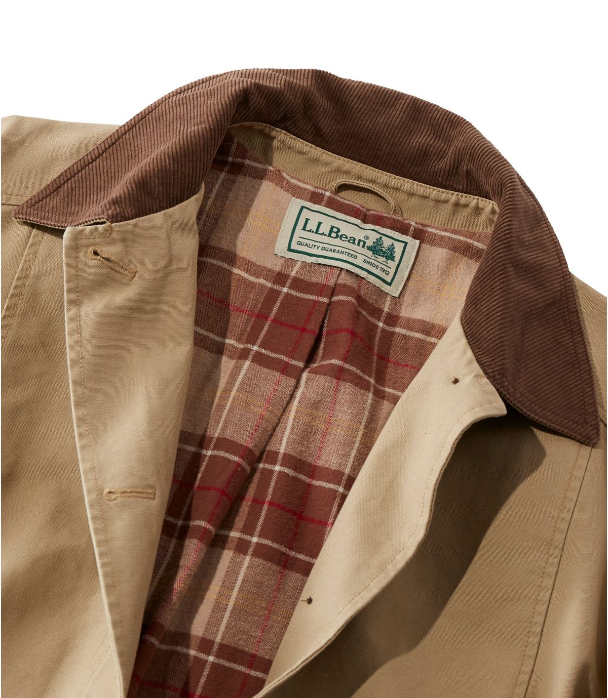 L.L.Bean Women's Adirondack Barn Coat, Flannel-Lined