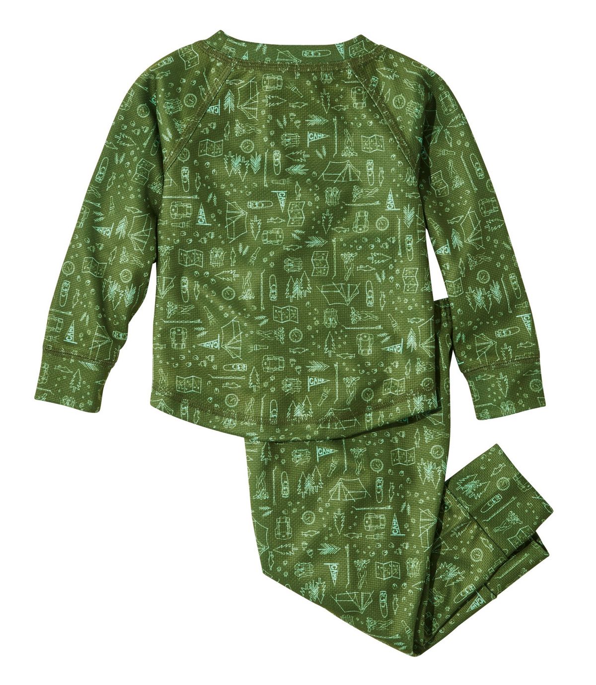 L.L.Bean Toddlers' Wicked Warm Midweight Underwear Set, Print