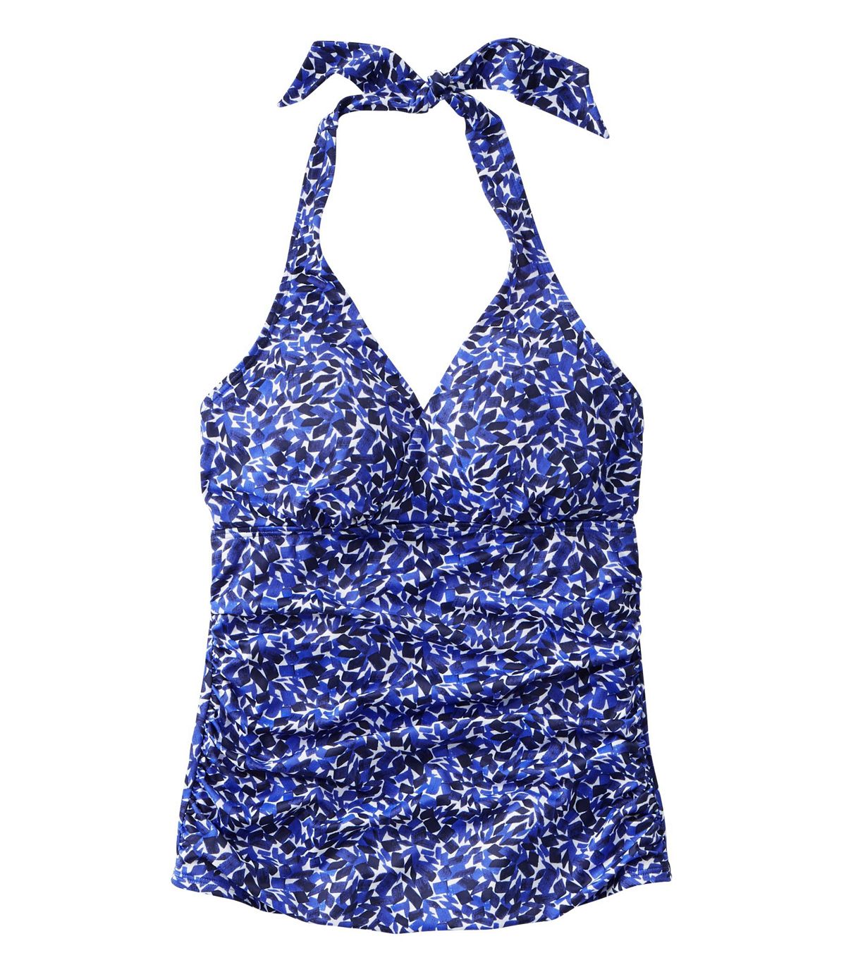 L.L.Bean Women's L.L.Bean Mix-and-Match Swimwear, Halter Tankini Print