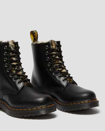 1460 Serena Leopard Faux Fur Lined Boots,WOMEN'S WINTER BOOTS,no.37