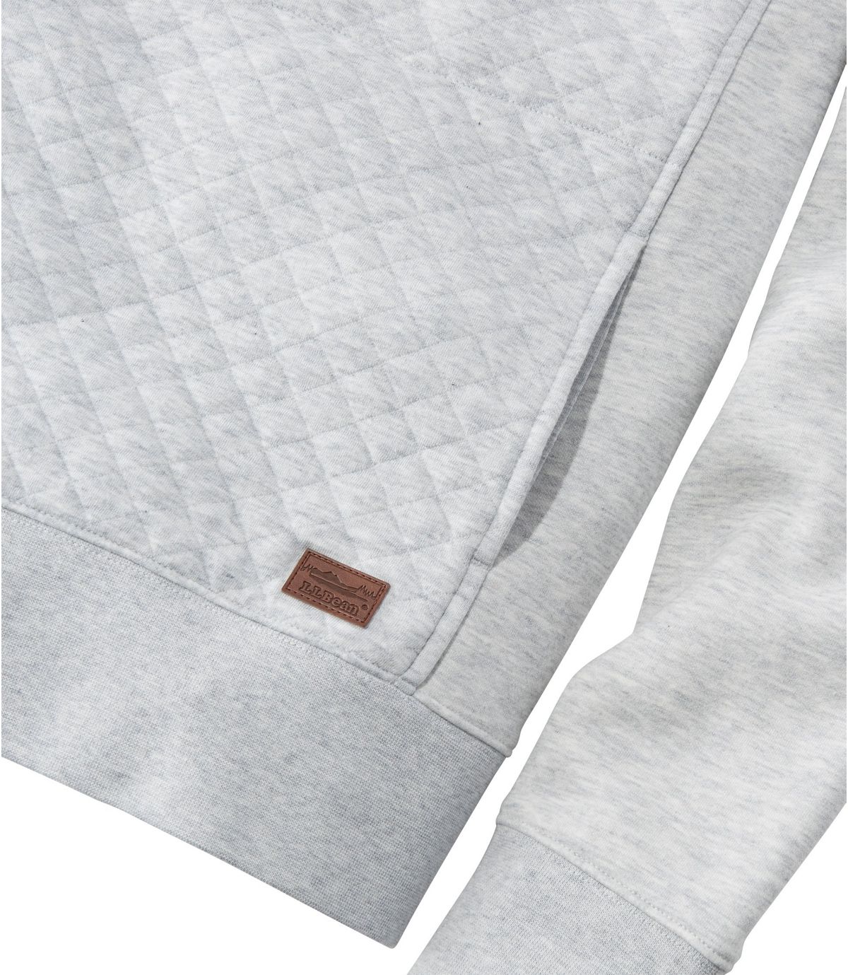 L.L.Bean Women's Quilted Quarter-Zip Pullover