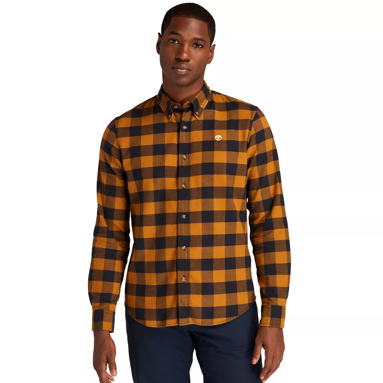 Men's Mascoma River Slim-Fit Long-Sleeve Check Shirt