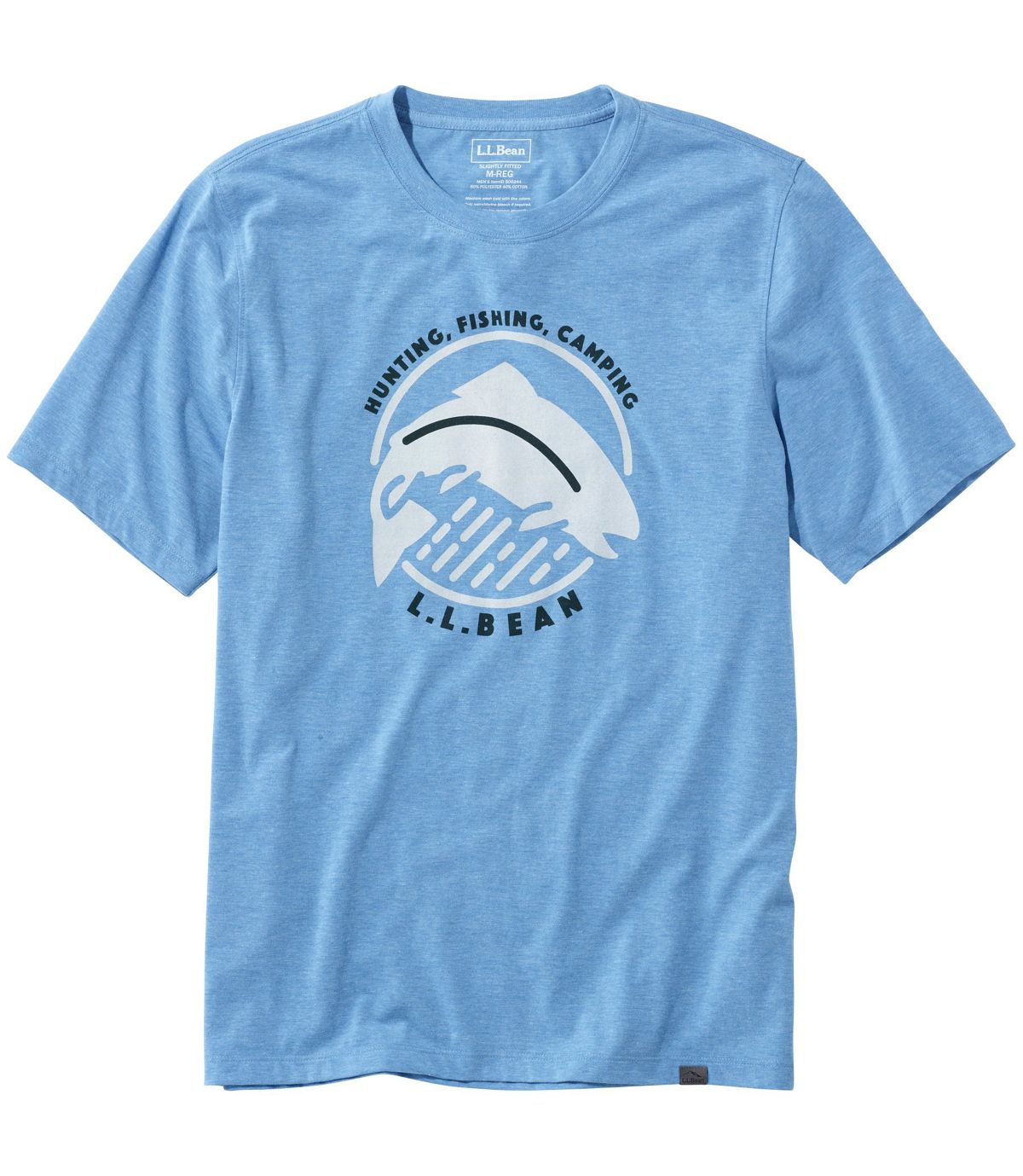 L.L.Bean Men's Technical Fishing Graphic Tees, Short-Sleeve