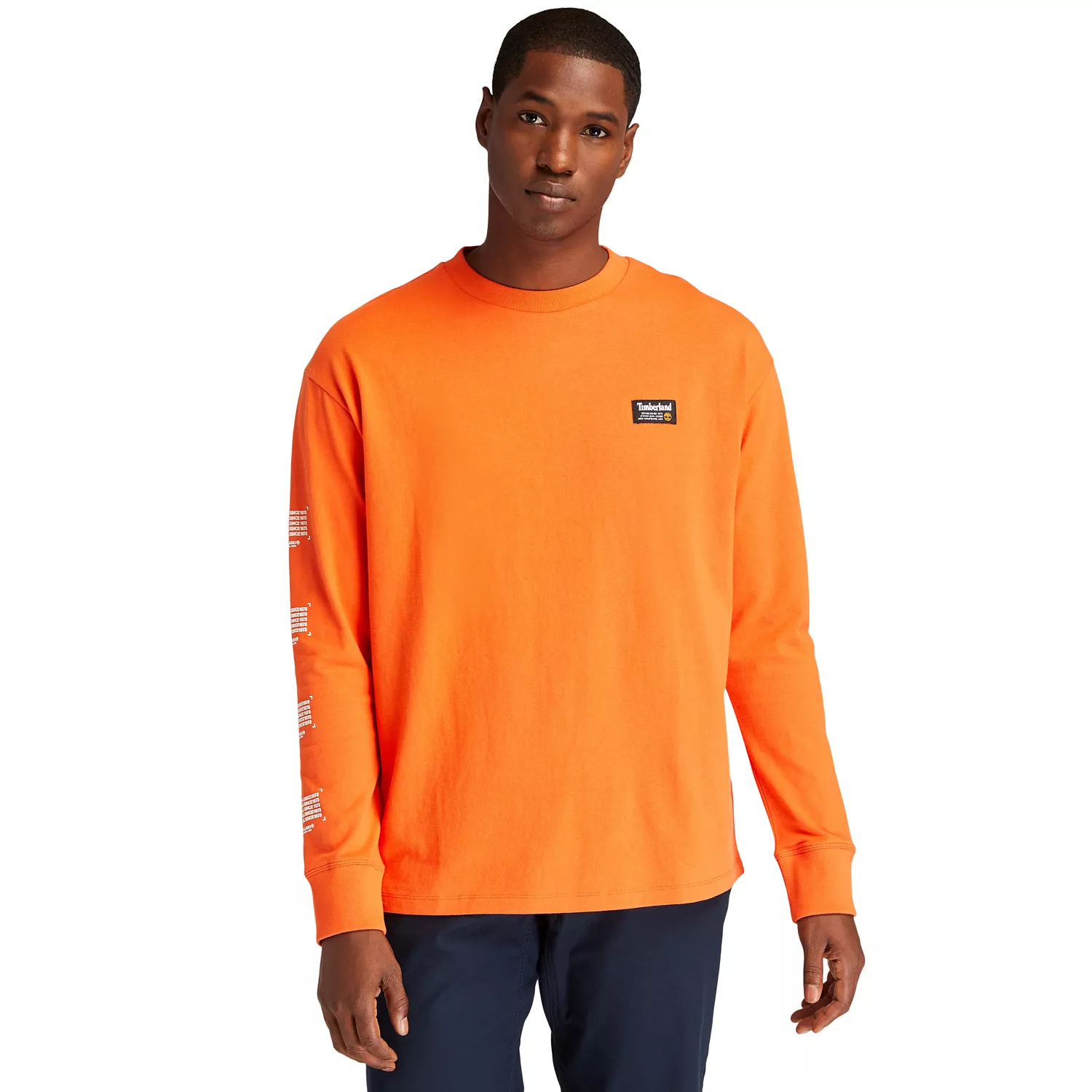 Men's Long-Sleeve Back-Graphic T-Shirt