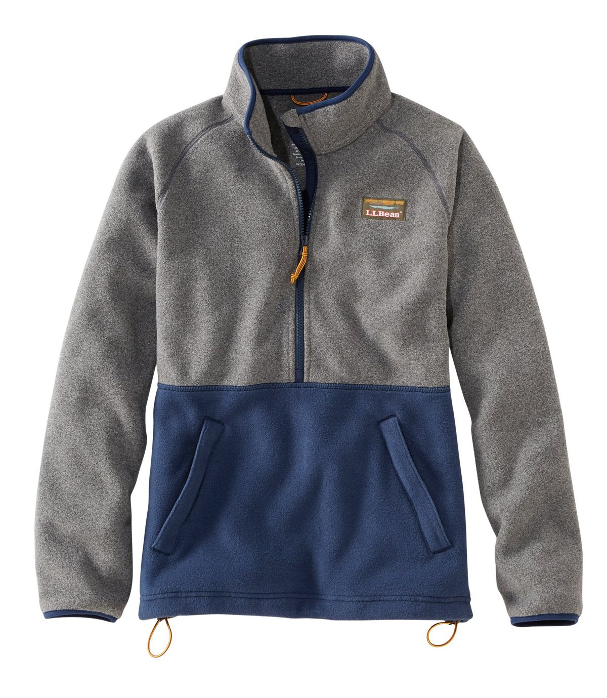 L.L.Bean Women's Mountain Classic Colorblock Fleece Pullover