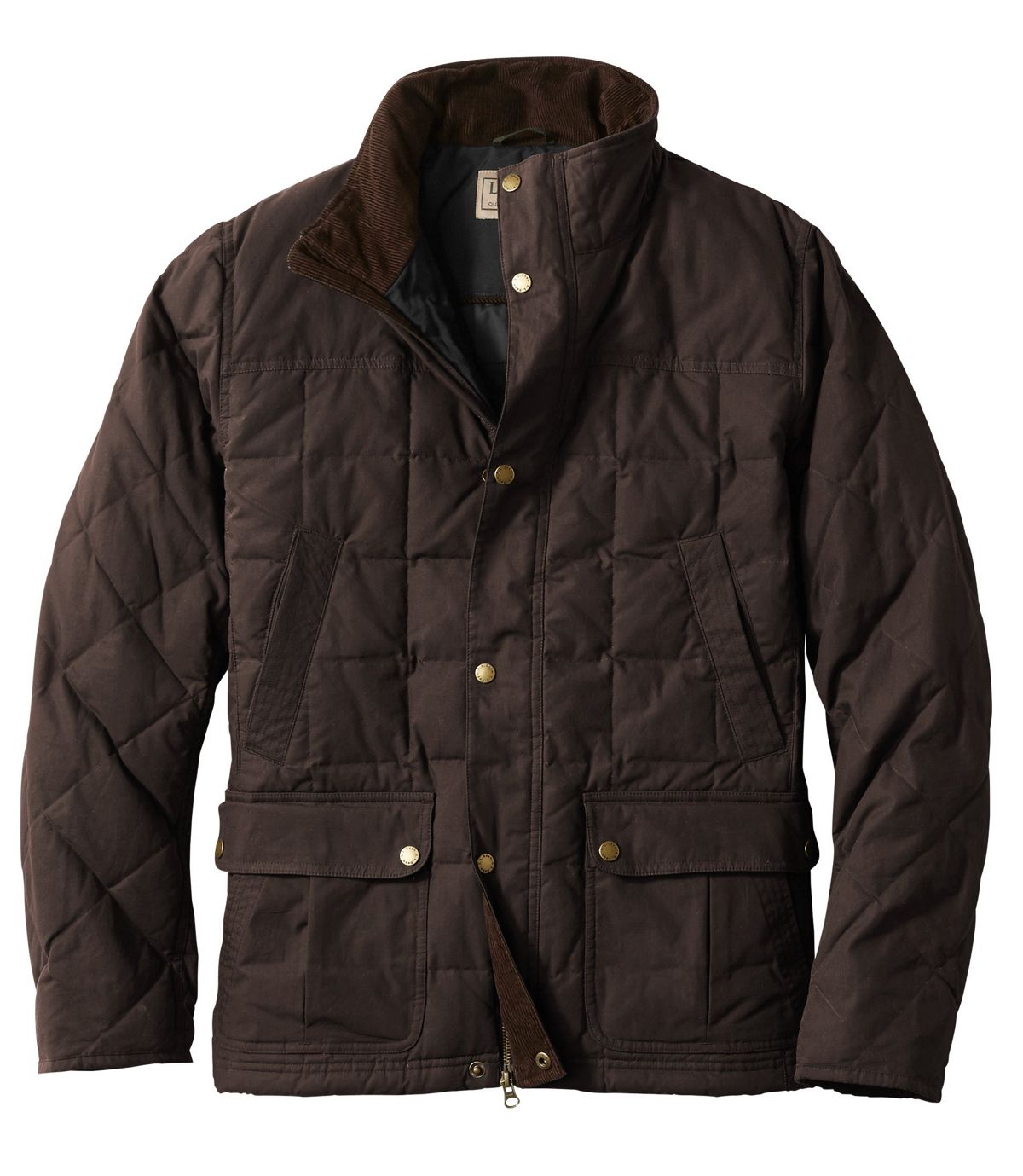 L.L.Bean Men's L.L.Bean Upcountry Waxed-Cotton Down Jacket