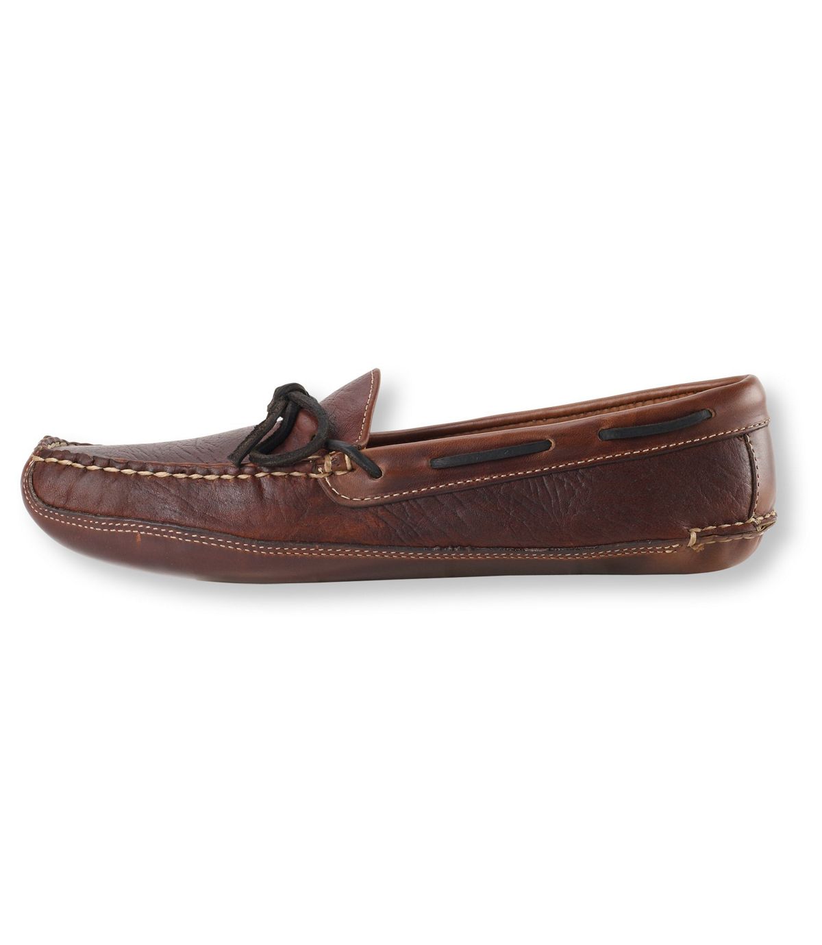L.L.Bean Bison Double-Sole Slippers, Leather-Lined