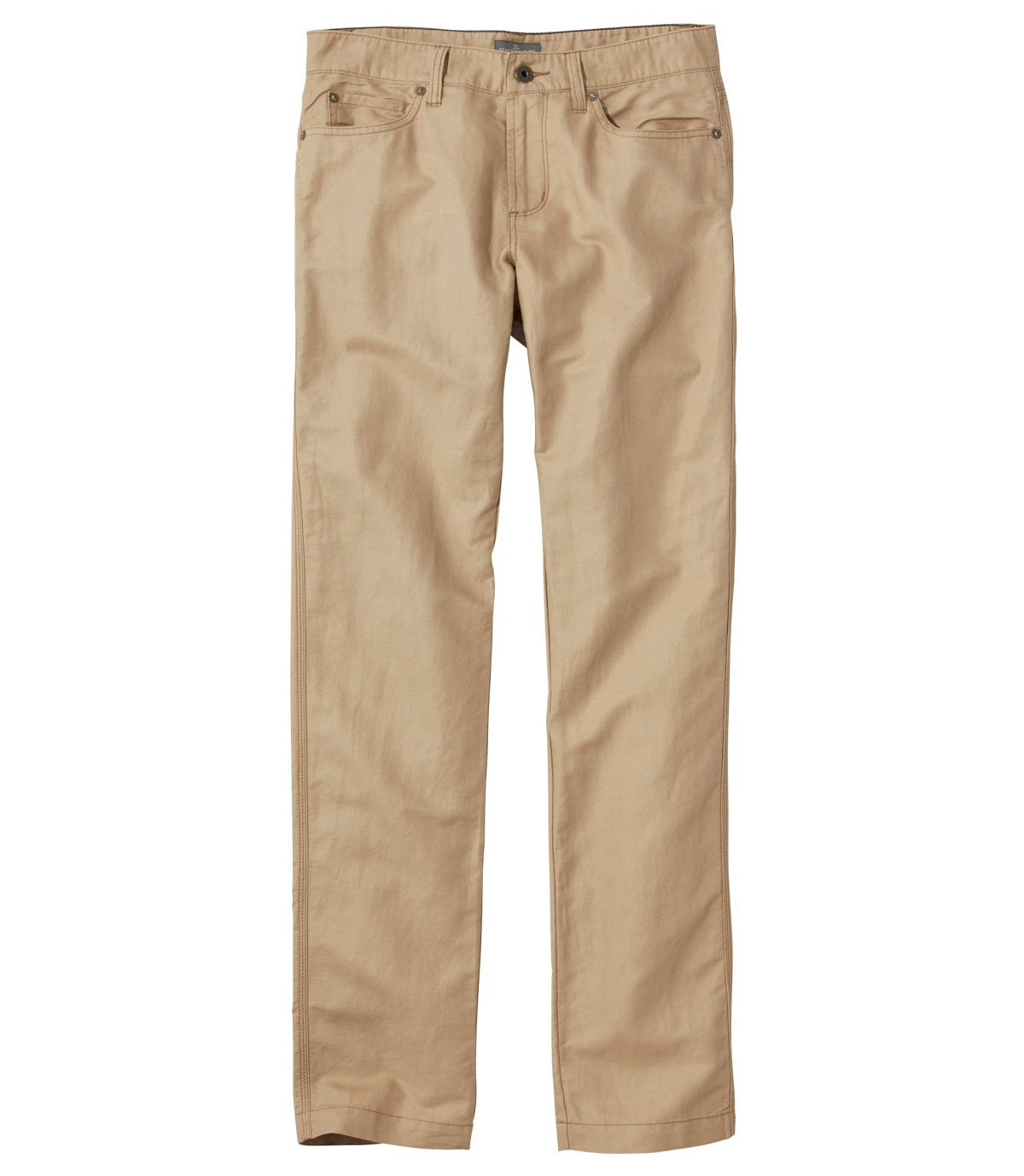 L.L.Bean Signature Linen/Cotton Five-Pocket Pants