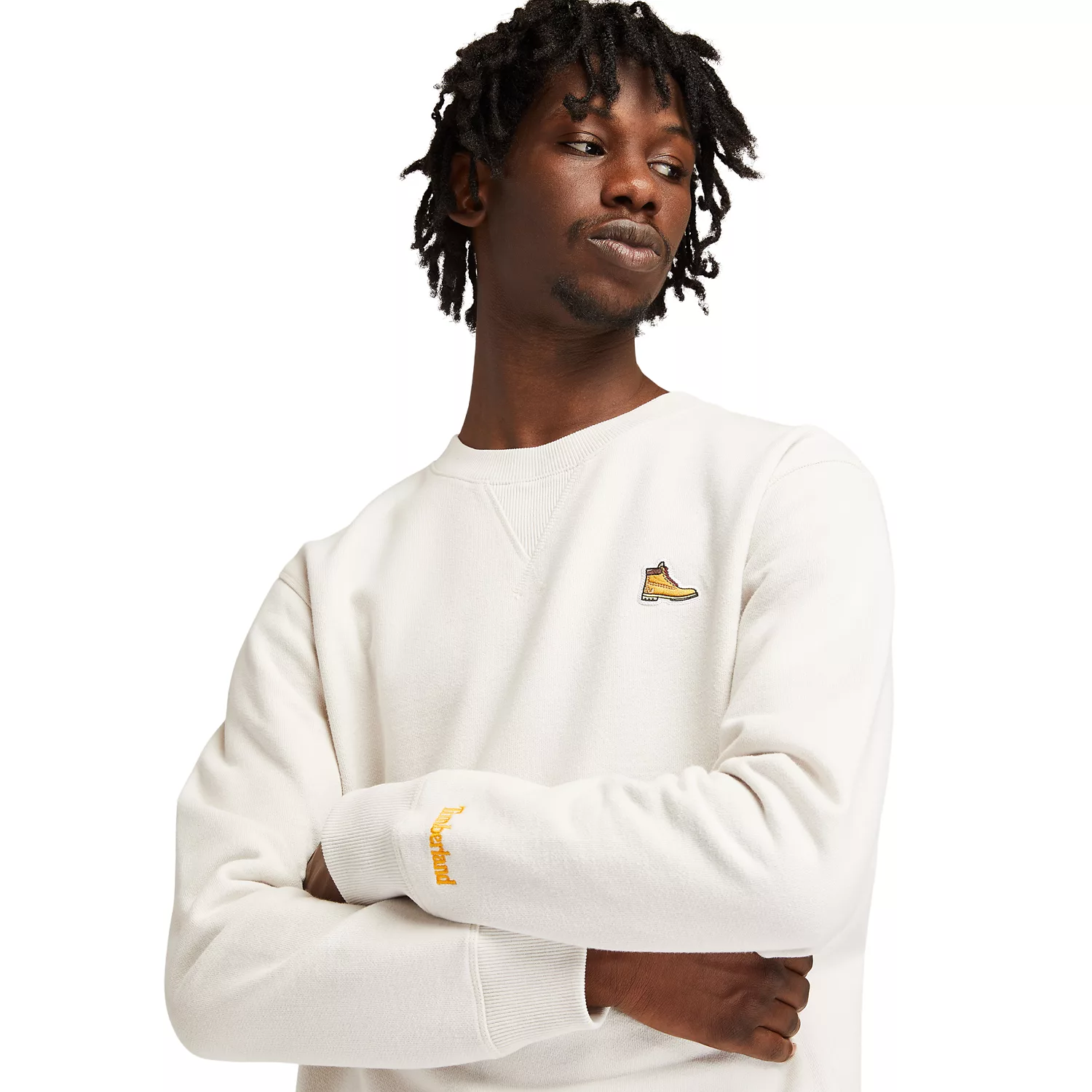 Men's Boot-Logo Crewneck Sweatshirt