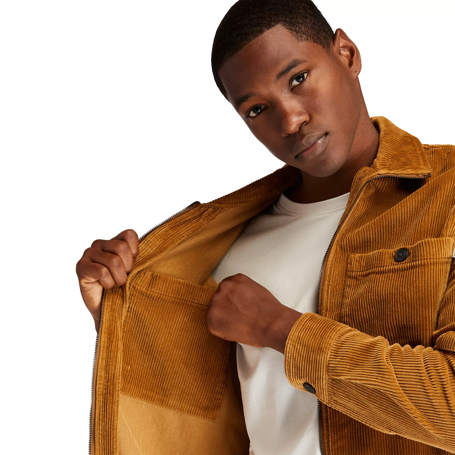 Men's Full-Zip Corduroy Overshirt