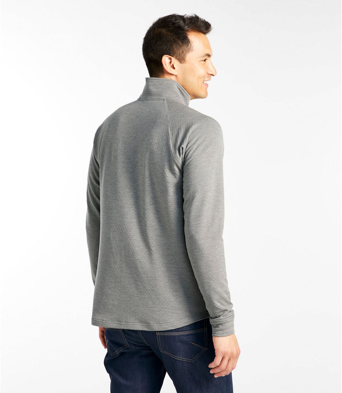 L.L.Bean Men's Adventure Grid Fleece Quarter-Zip