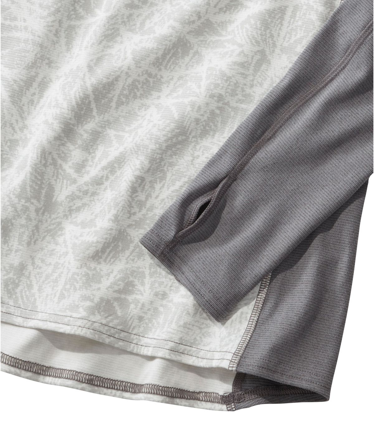 L.L.Bean Women's L.L.Bean Midweight Base Layer, 1/4 Zip, Print