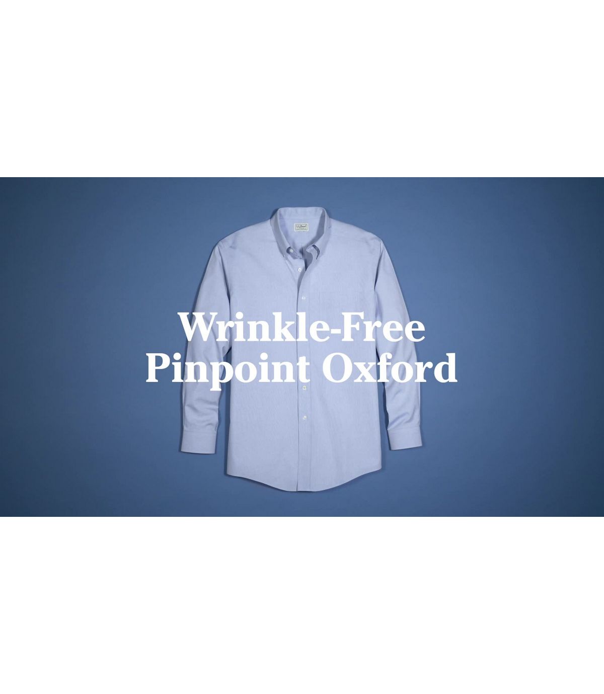 L.L.Bean Men's Wrinkle-Free Pinpoint Oxford Cloth Shirt, Traditional Fit Stripe