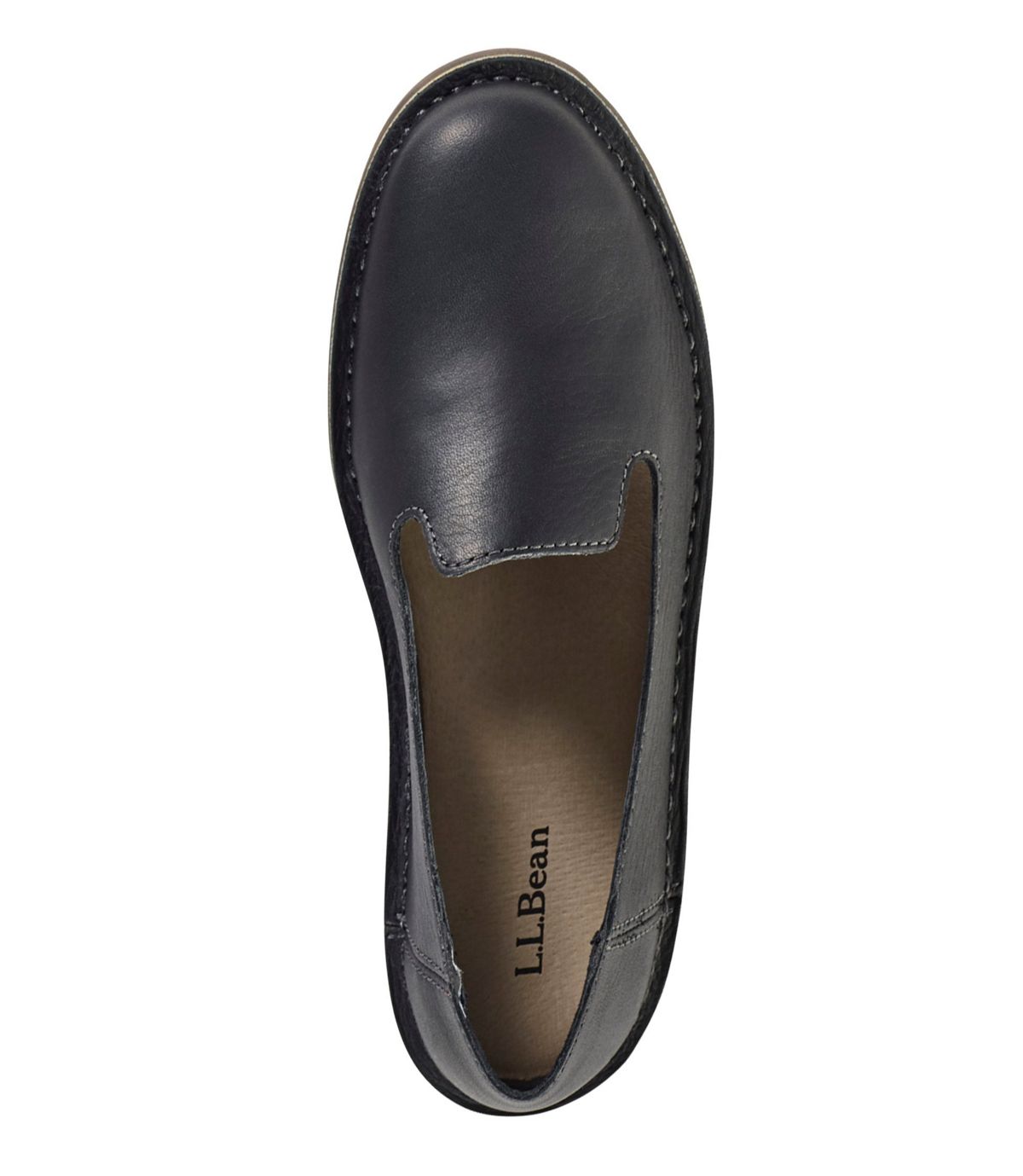 L.L.Bean Stonington Slip-On Shoes, Leather