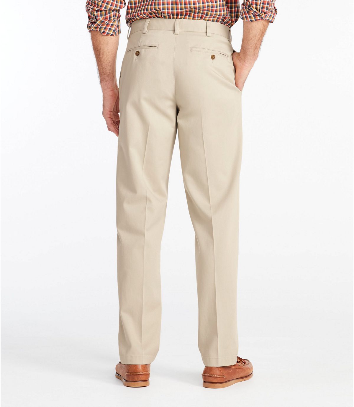L.L.Bean Men's Wrinkle-Free Double L® Chinos, Classic Fit Plain Front