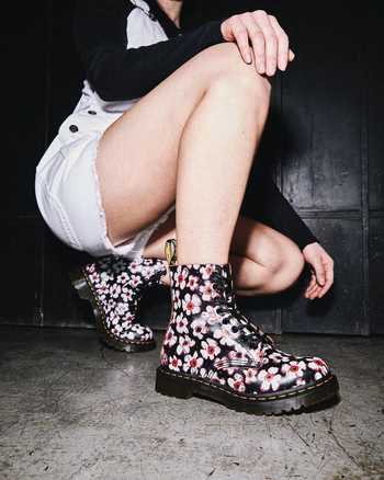 1460 Pascal Floral Leather Lace Up Boots,WOMEN'S ORIGINALS BOOTS,no.343