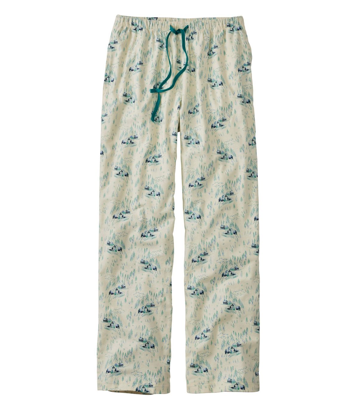 L.L.Bean Women's L.L.Bean Flannel Pants, Print