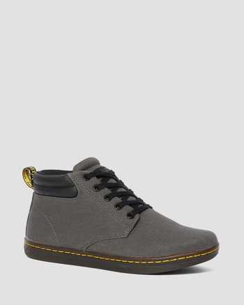 Maleke Men's Twill Canvas Casual Boots,MEN'S CASUAL BOOTS,no.665