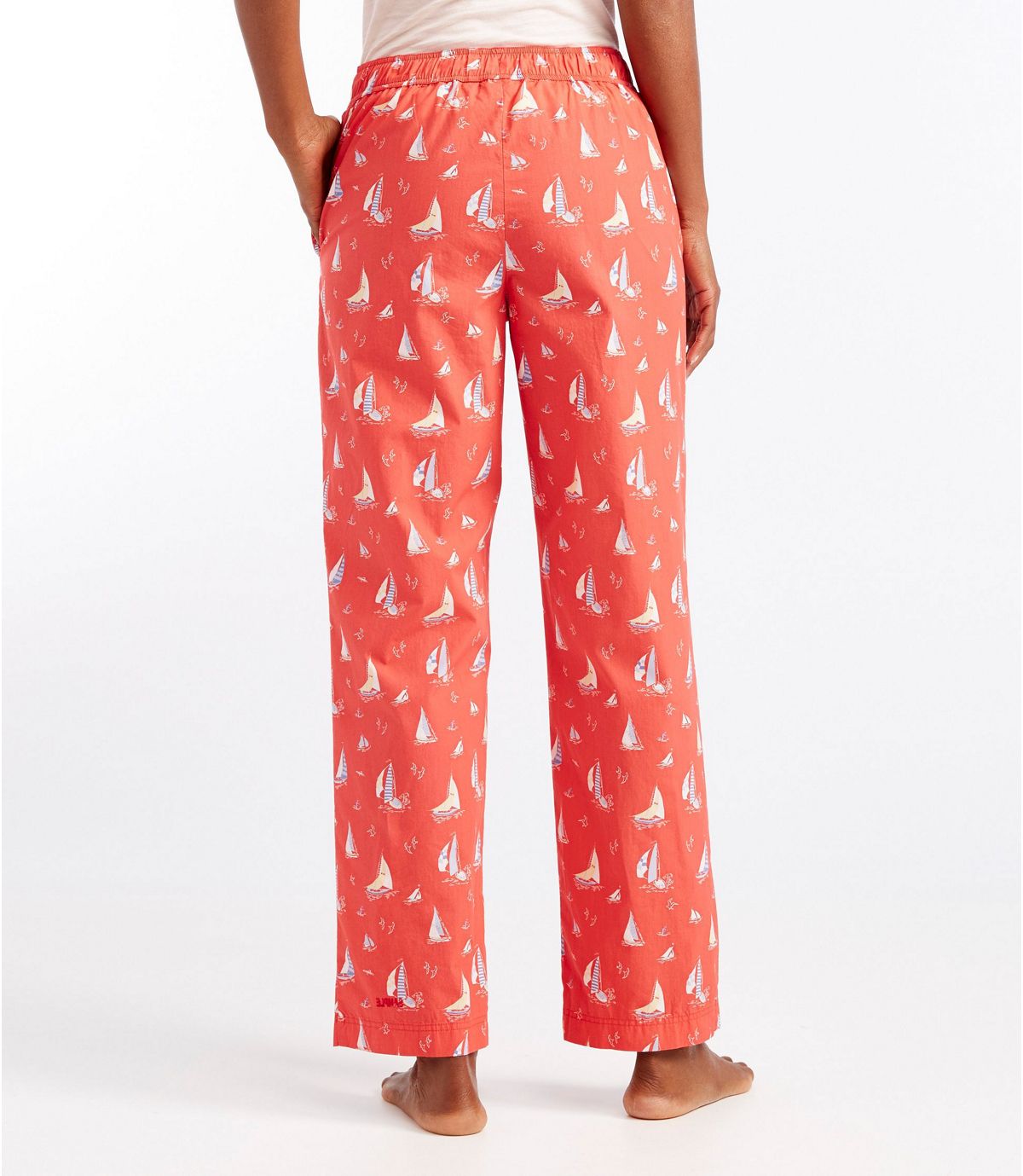 L.L.Bean Women's Cotton Sleep Pants, Print