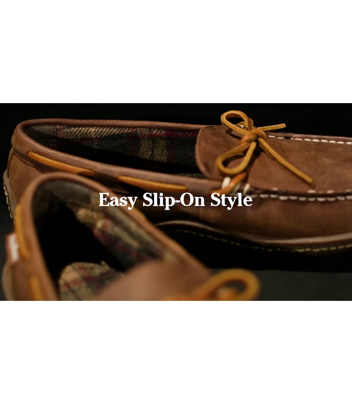 L.L.Bean Handsewn Slippers, Flannel-Lined