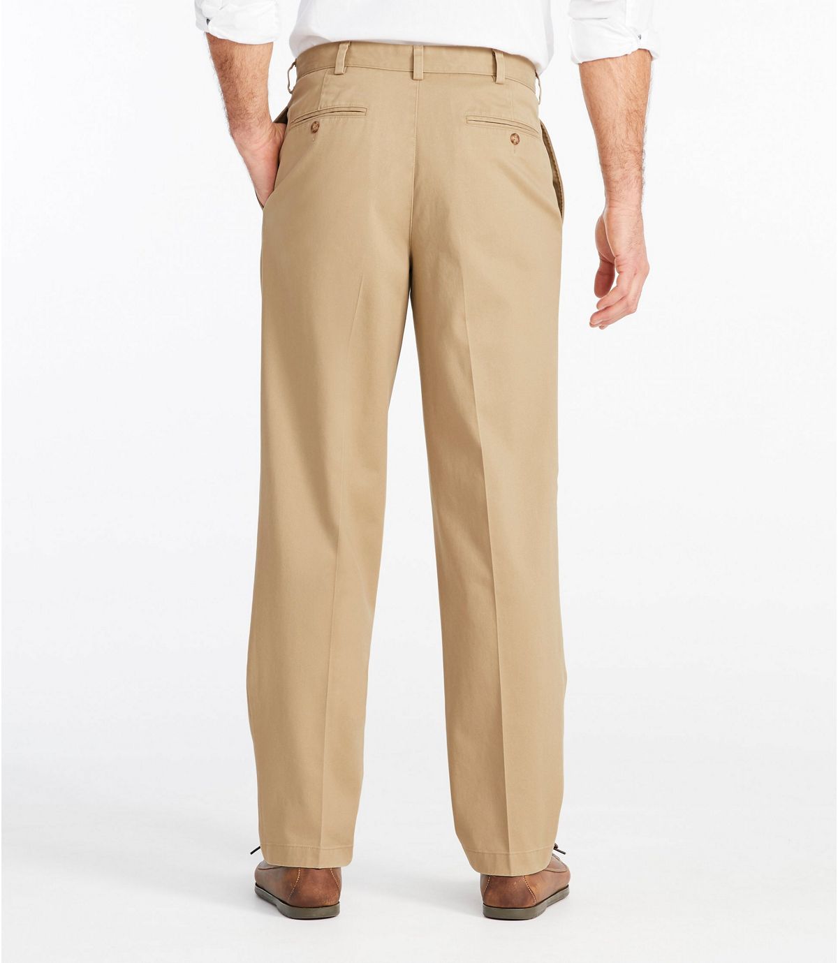 L.L.Bean Men's Wrinkle-Free Double L® Chinos, Classic Fit Pleated