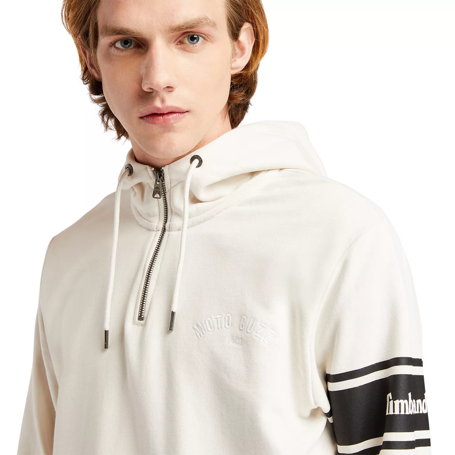 Men's Moto Guzzi x Timberland Half Zip Hoodie