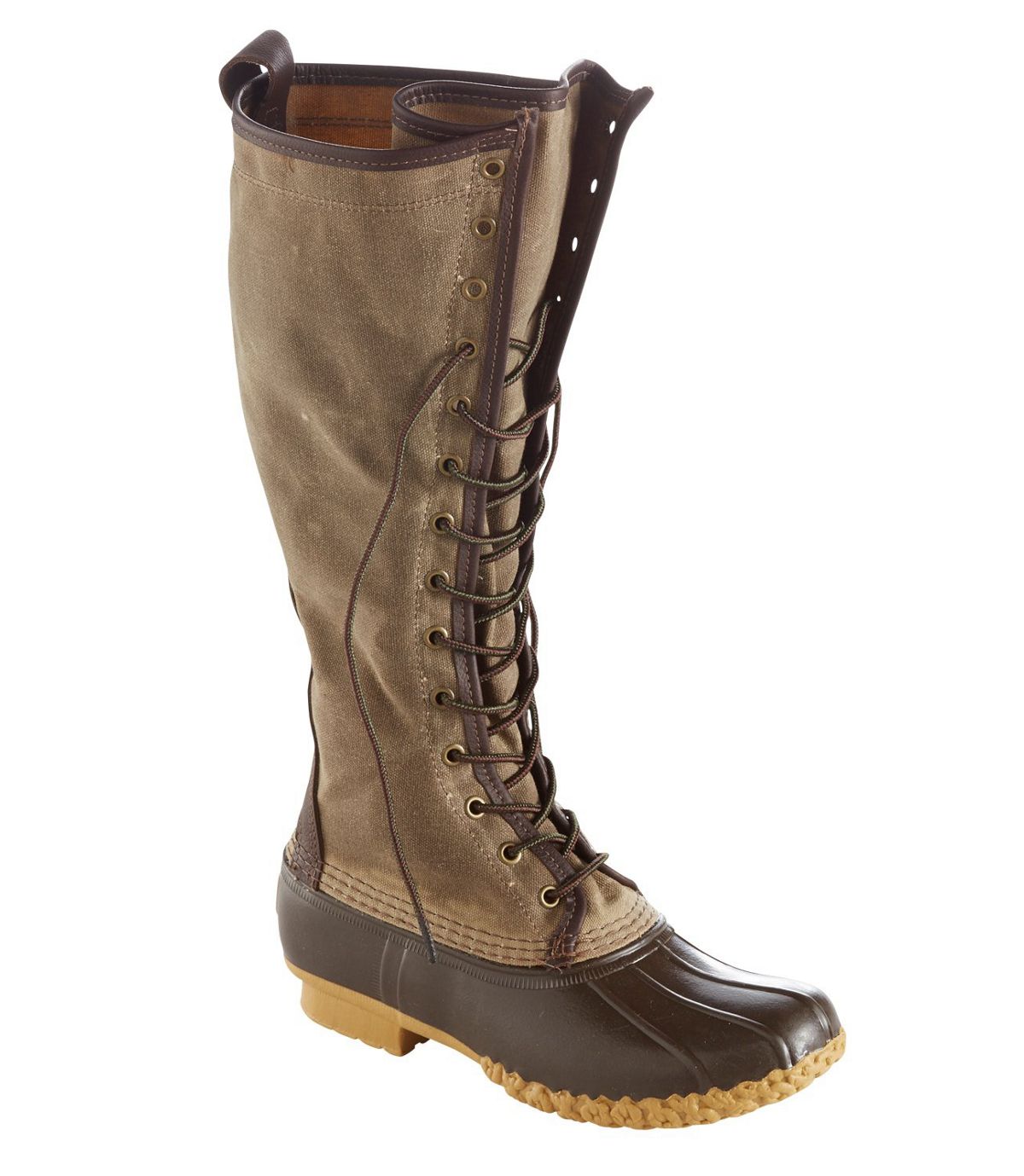 L.L.Bean Signature Waxed-Canvas Maine Hunting Shoe, 16"