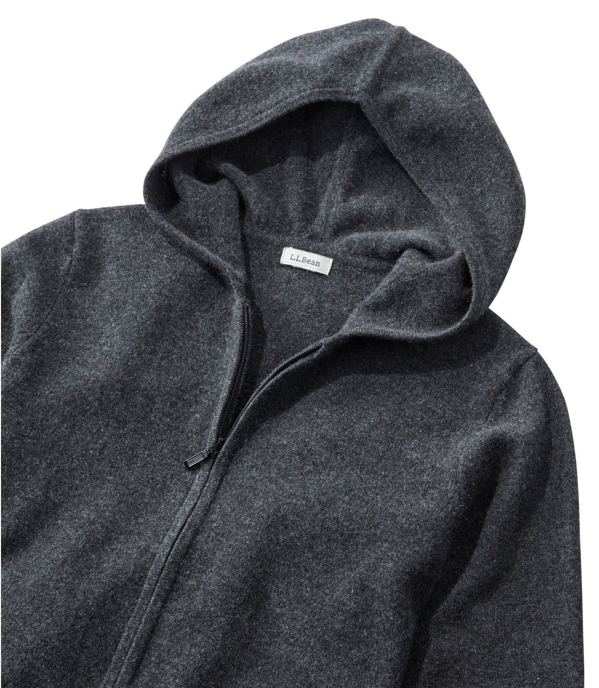 L.L.Bean Women's Classic Cashmere Sweater, Zip Hoodie