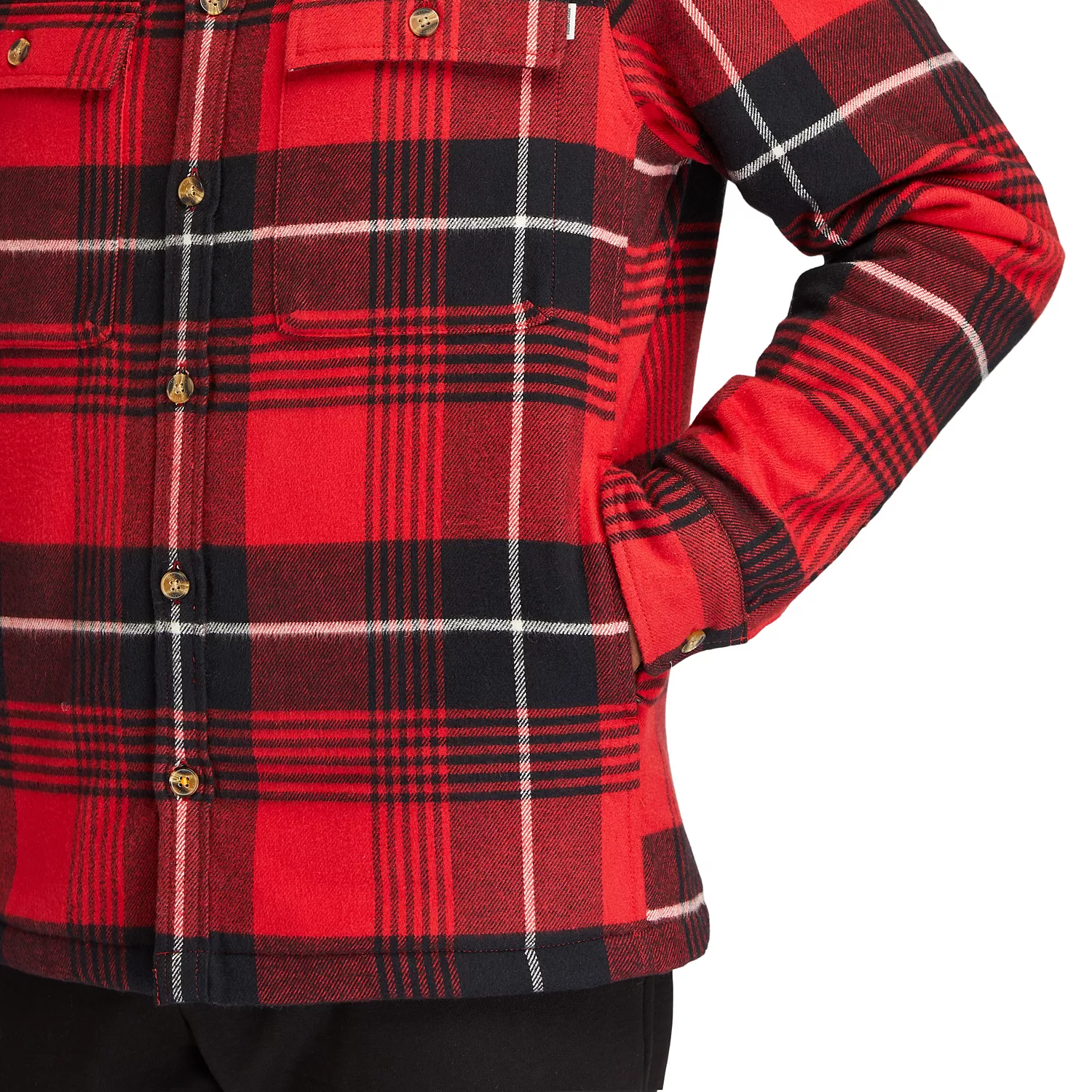 Men's Insulated Buffalo Shirt Jacket