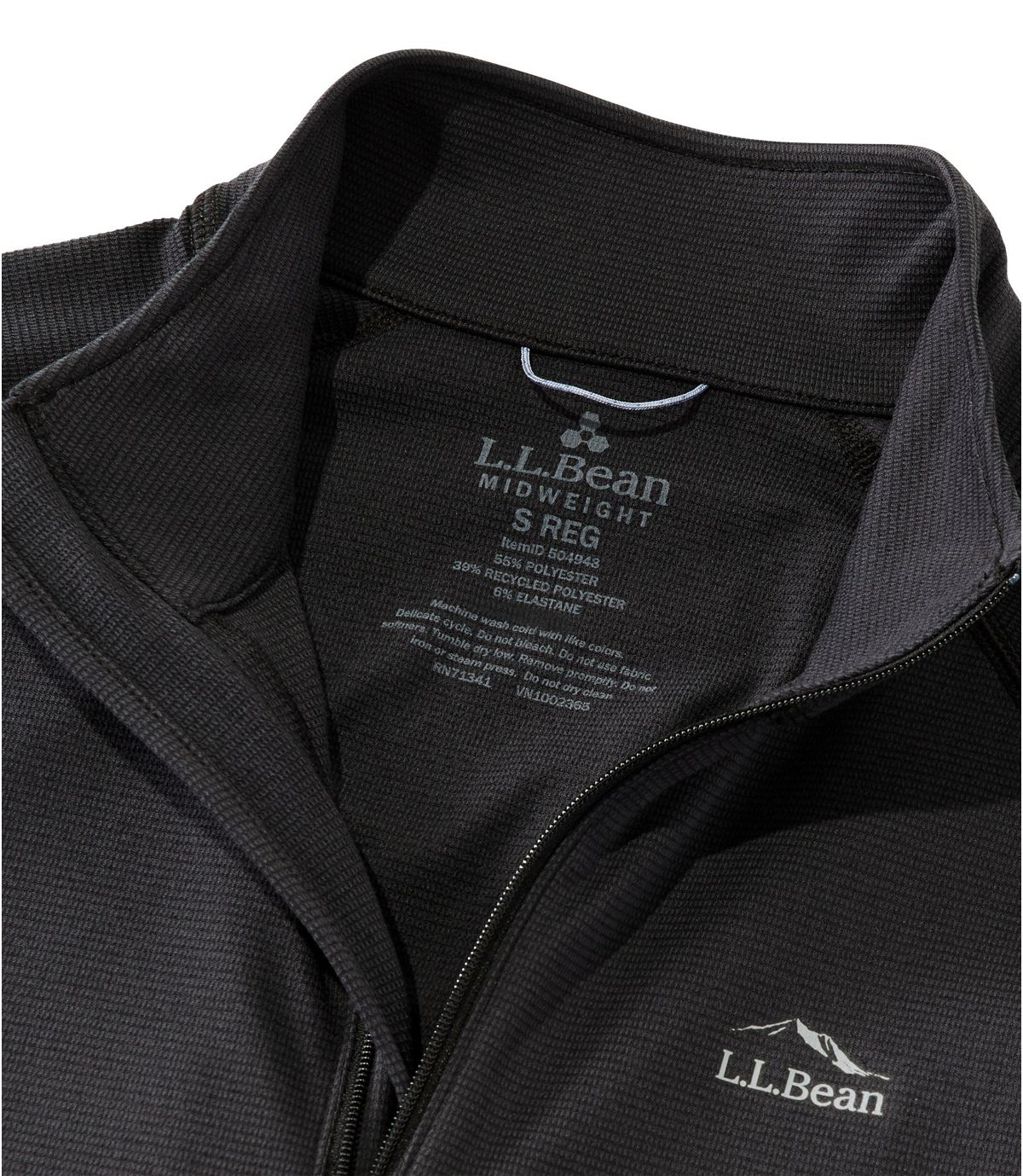L.L.Bean Women's L.L.Bean Midweight Base Layer, 1/4 Zip