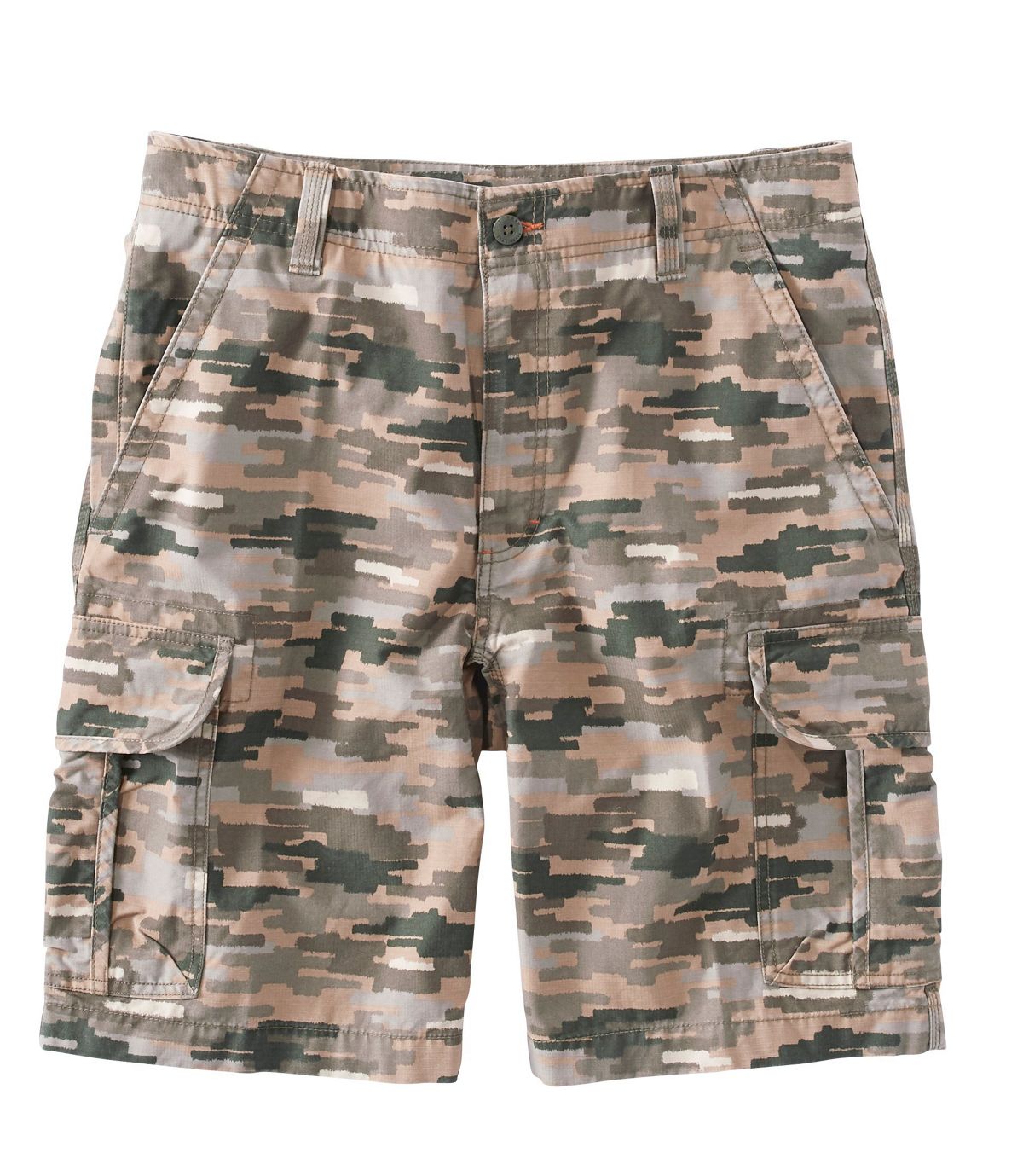 L.L.Bean Men's L.L.Bean Allagash Cargo Shorts, Natural Fit Camouflage