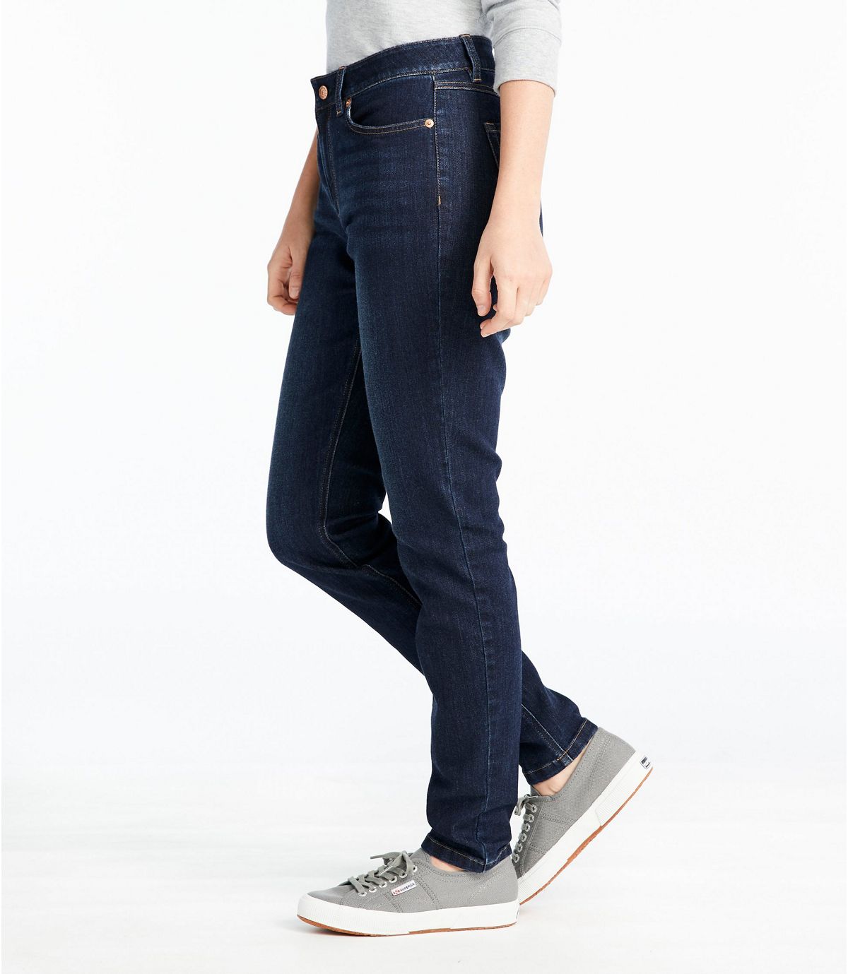 L.L.Bean Women's BeanFlex Jeans, Favorite Fit Skinny-Leg