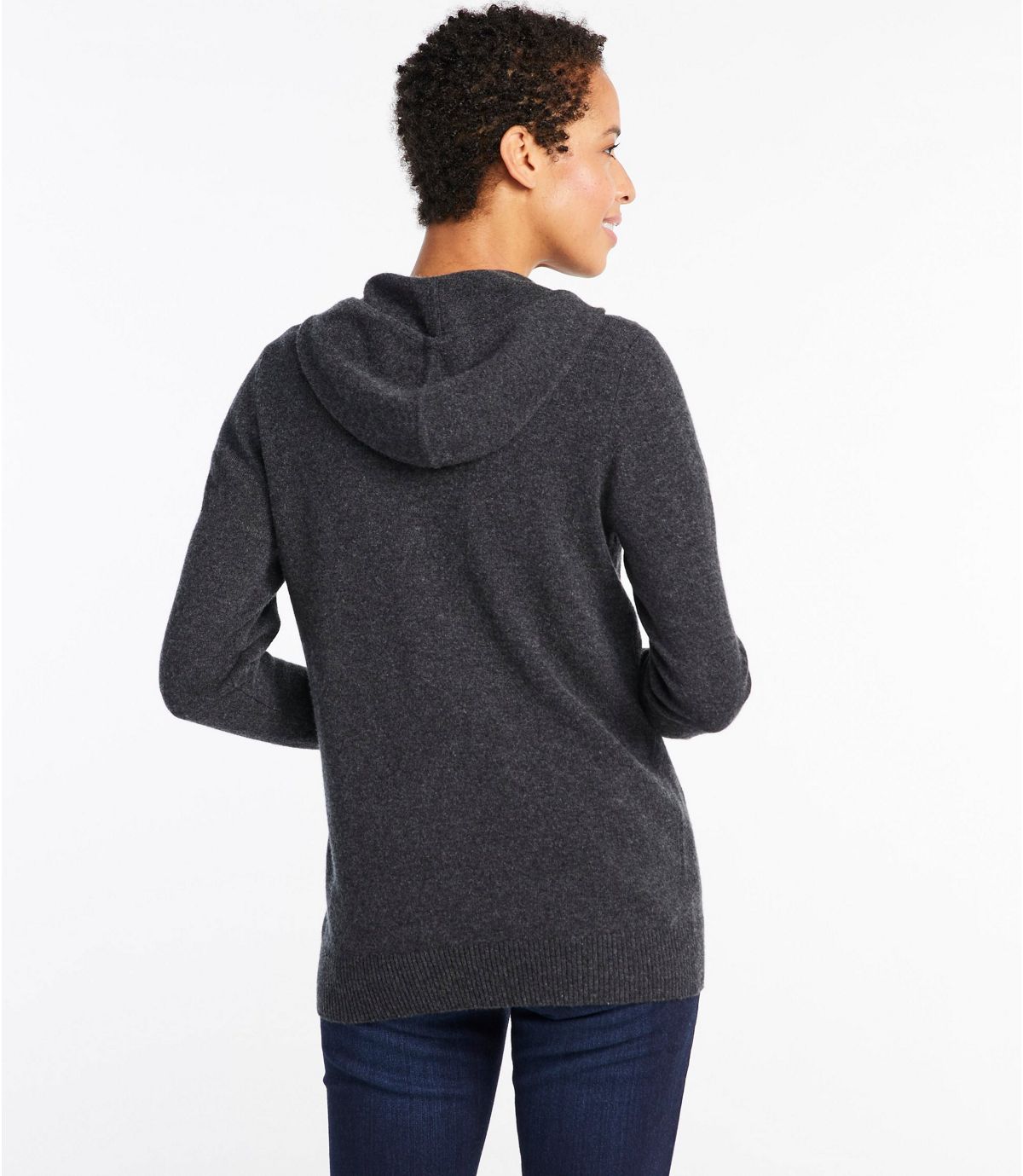 L.L.Bean Women's Classic Cashmere Sweater, Zip Hoodie