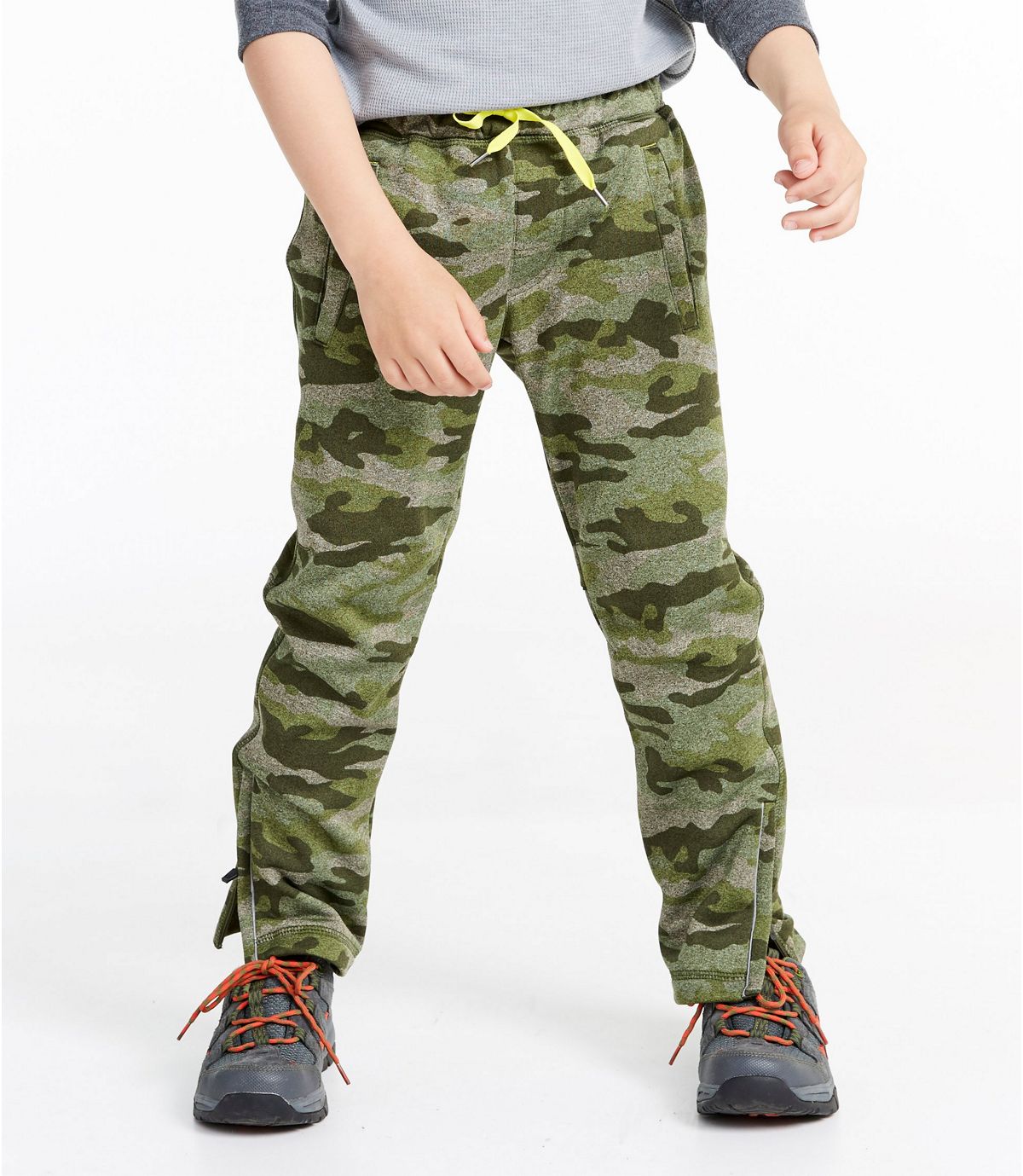 L.L.Bean Kids' Mountain Fleece Pants, Print