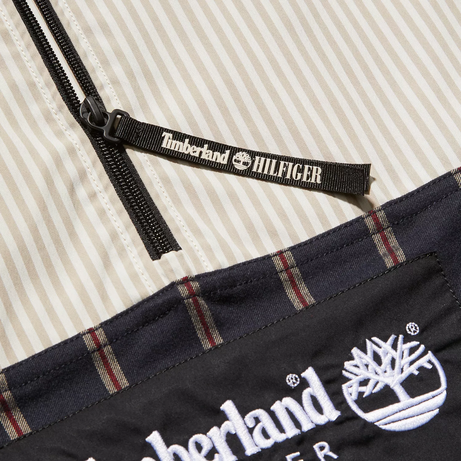 All Gender Tommy Hilfiger x Timberland Striped Pop Over Shirt