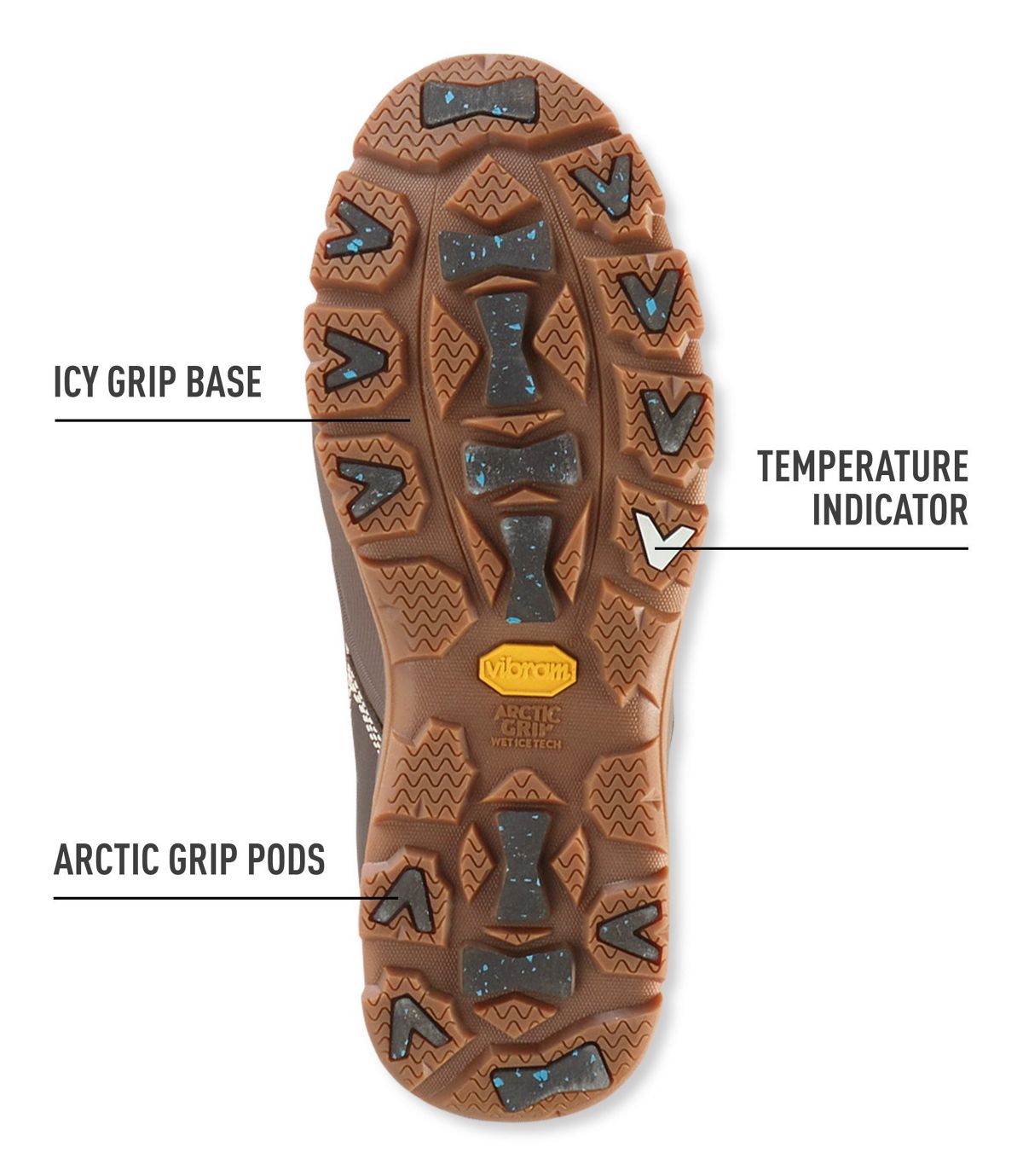 L.L.Bean Storm Chaser Lace-Up Boots with Arctic Grip