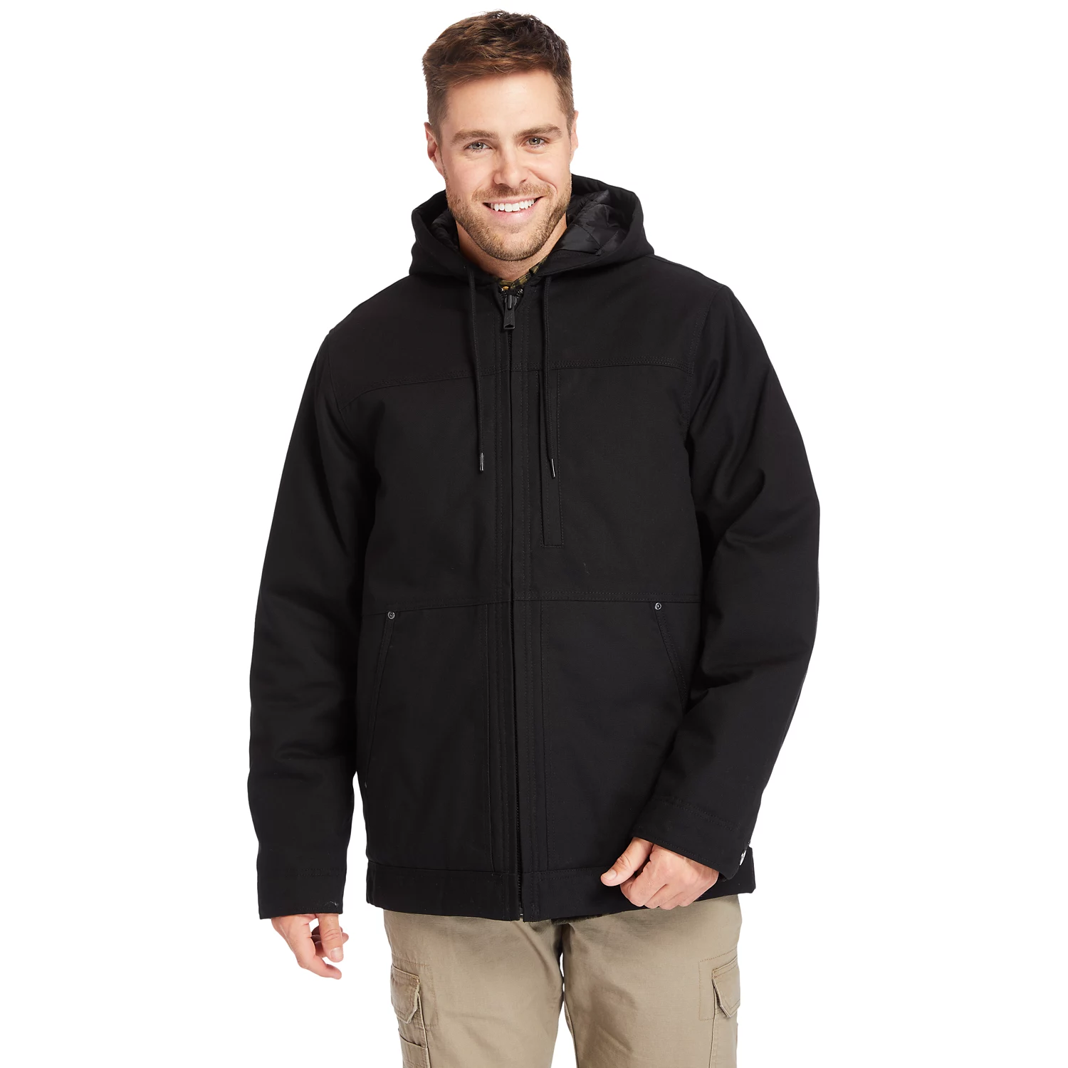 Men's Timberland PRO Big & Tall Men's Baluster Insulated Canvas Work Jacket