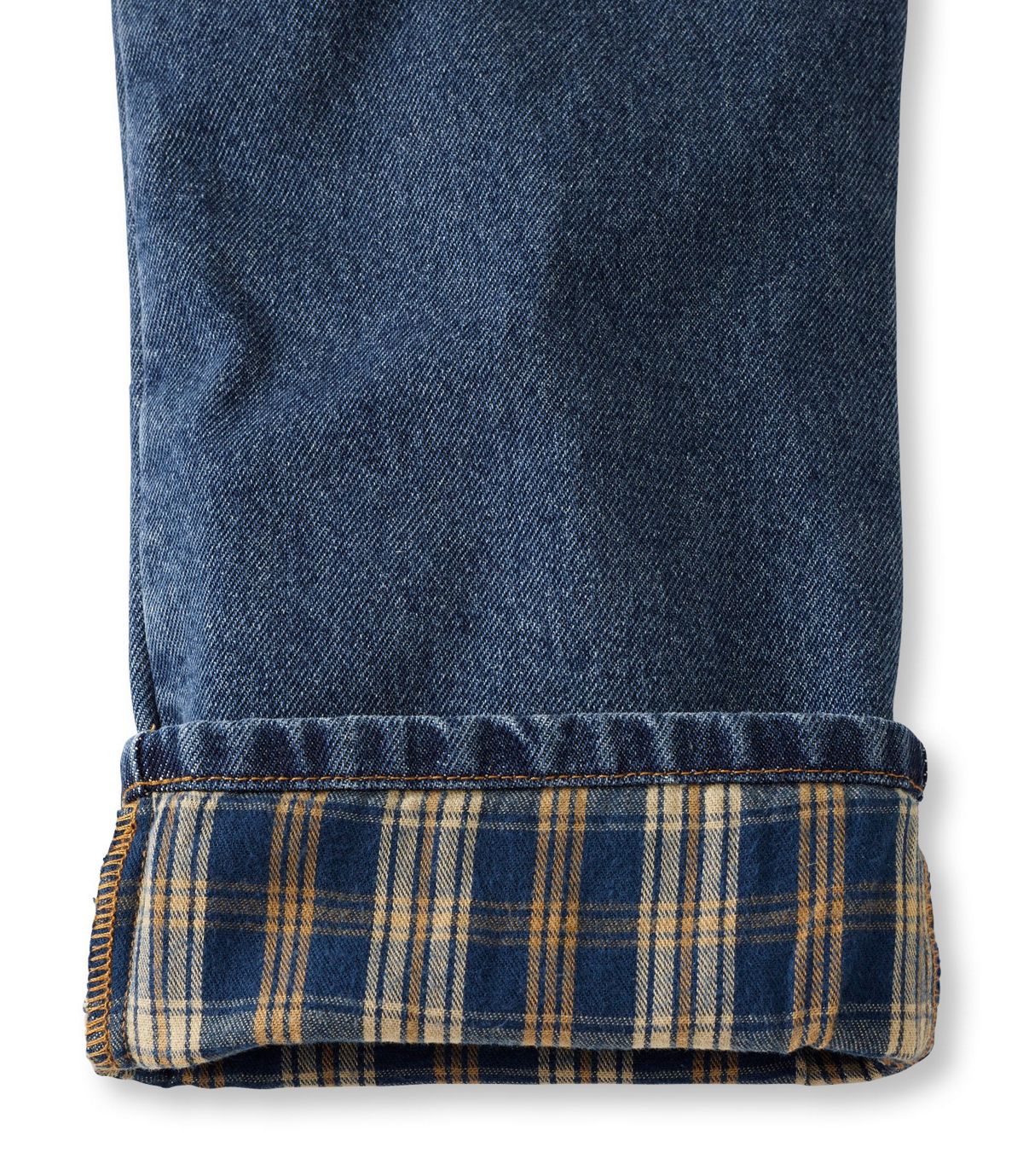 L.L.Bean Men's Double L® Jeans, Classic Fit Flannel-Lined
