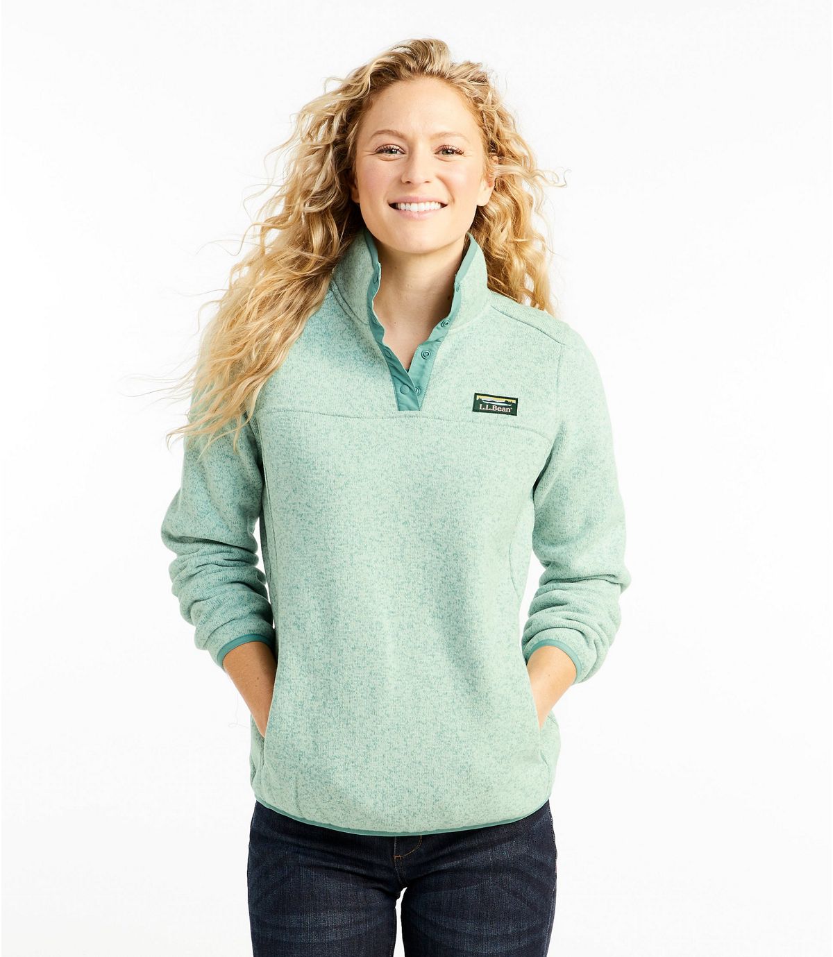 L.L.Bean Women's L.L.Bean Sweater Fleece Pullover