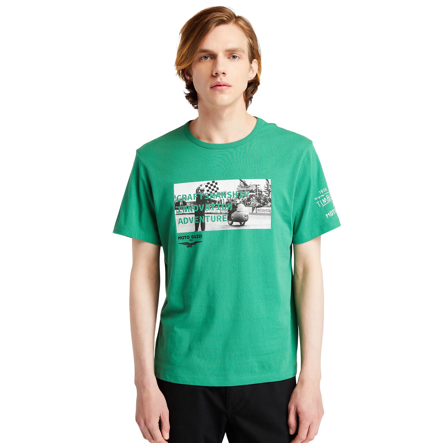 Men's Moto Guzzi x Timberland Short Sleeve Tee