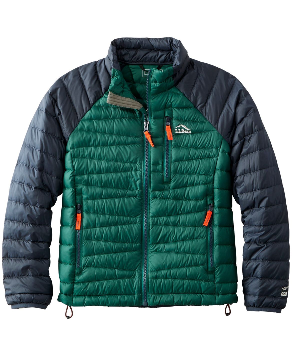 L.L.Bean Kids' Ultralight 650 Down Sweater, Colorblock