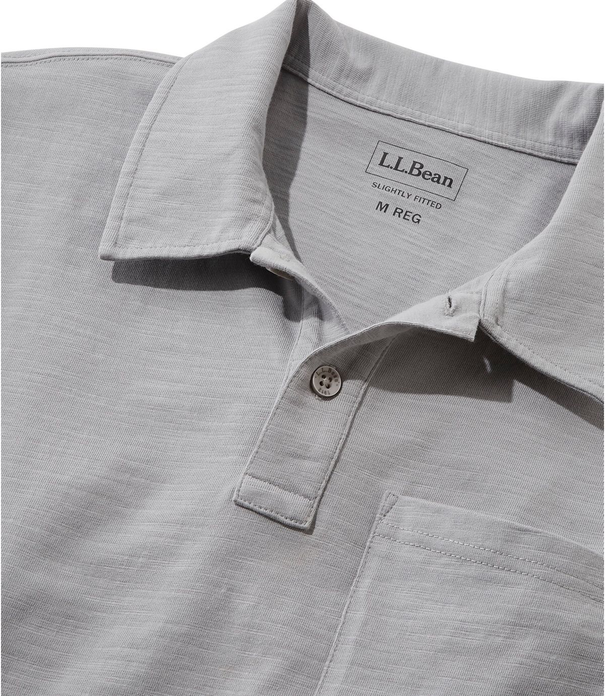L.L.Bean Men's Lakewashed® Organic Cotton Polo, Short-Sleeve