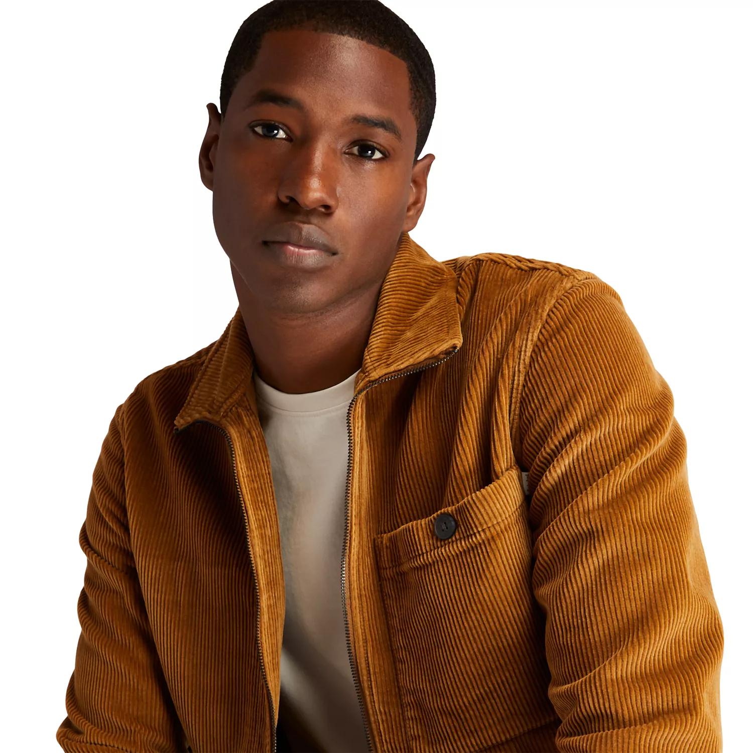 Men's Full-Zip Corduroy Overshirt