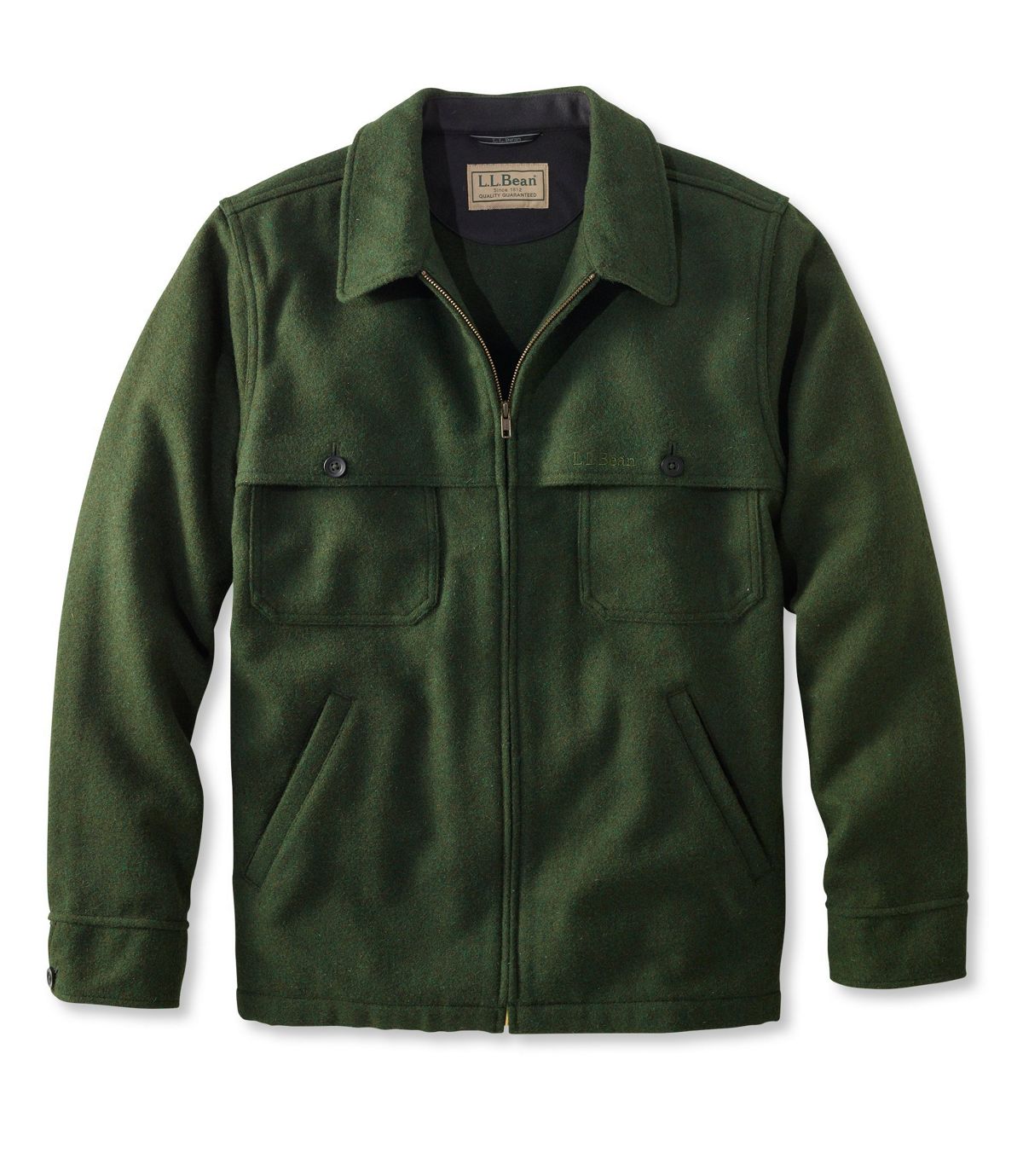 L.L.Bean Men's Maine Guide Zip-Front Jac-Shirt