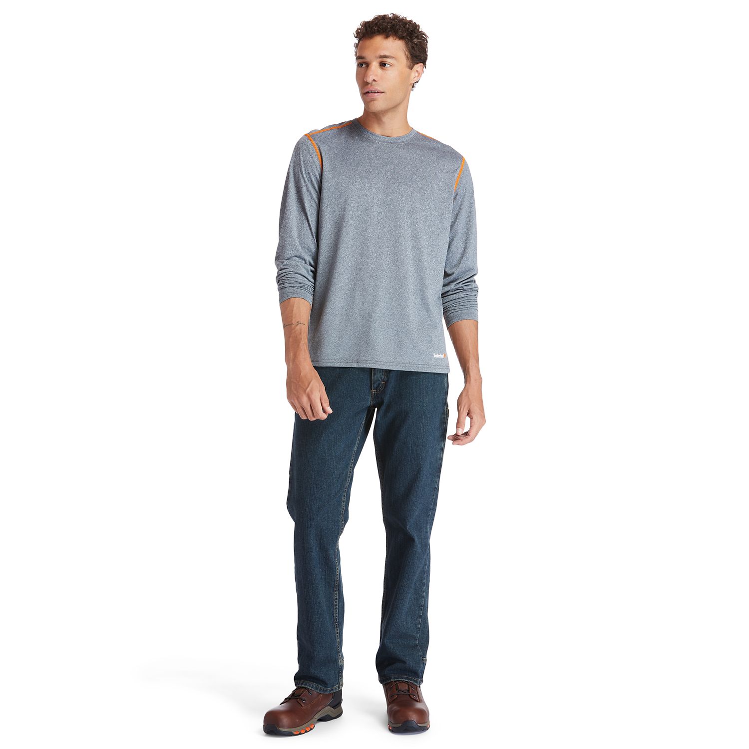 Men's Timberland PRO Wicking Good Sport Long-Sleeve T-Shirt