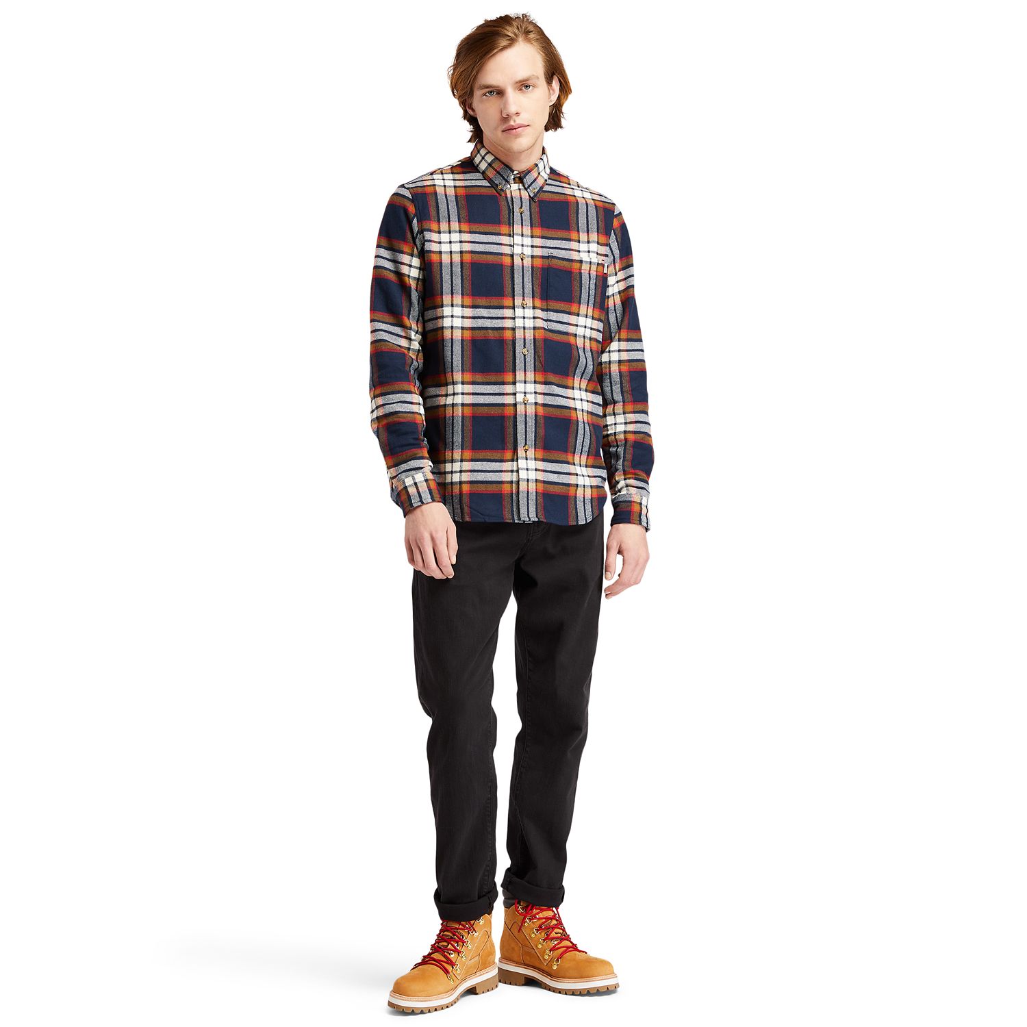 Men's Heavy Flannel Plaid Shirt